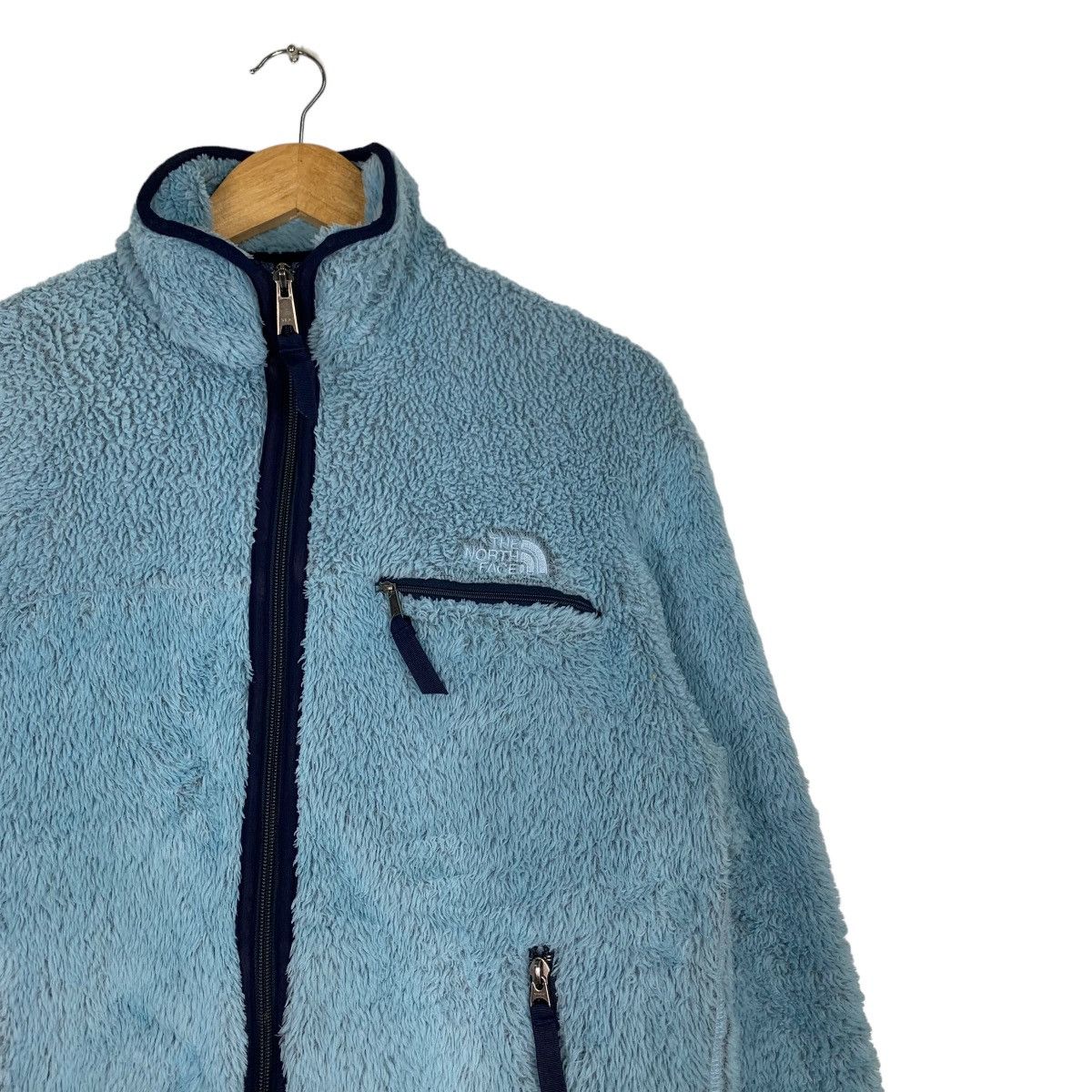 Polartec × The North Face THE NORTH FACE Polartec Light Blue Fleece Jacket #0988-C44 Size US M / EU 48-50 / 2 - 5 Thumbnail