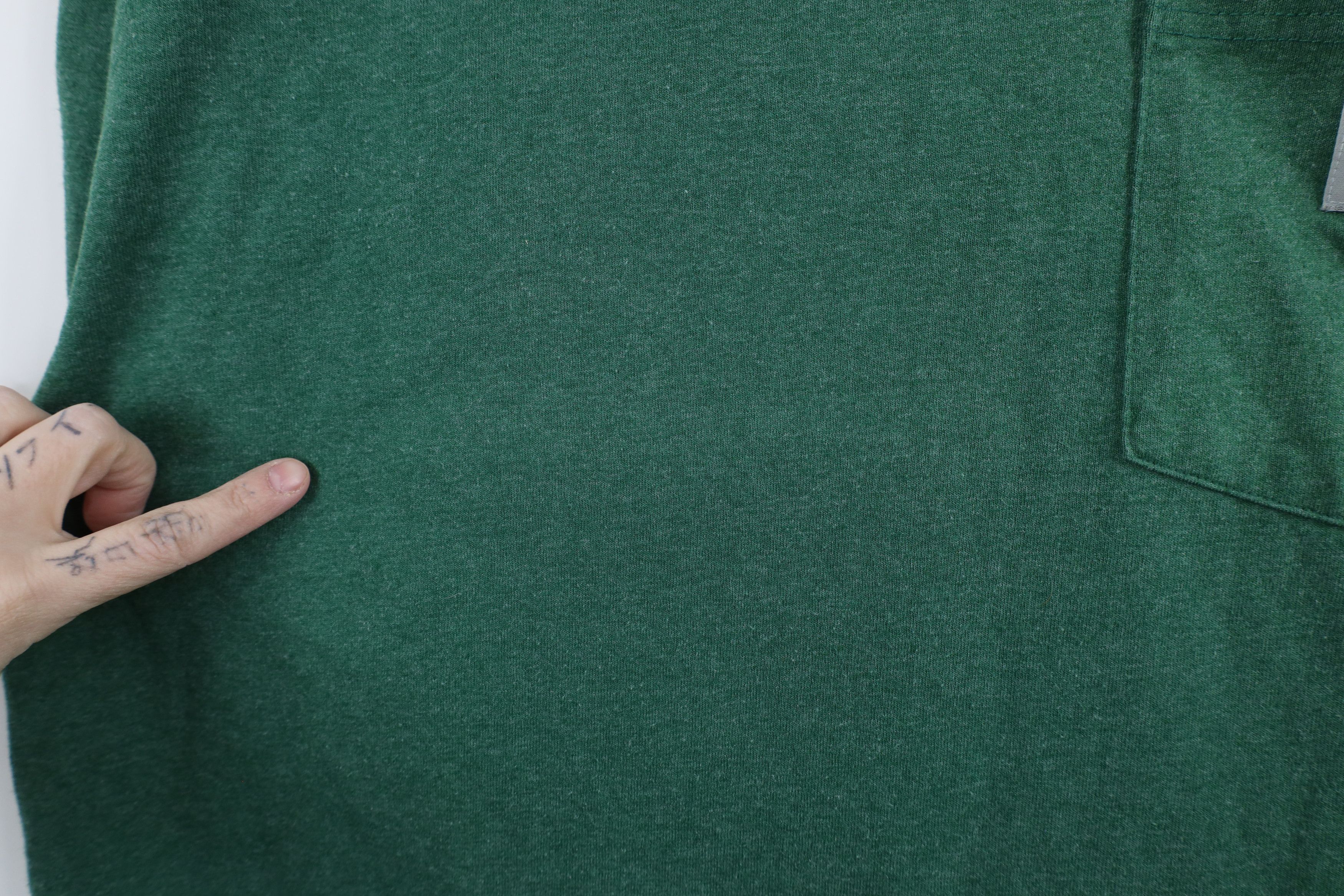 Carhartt × Vintage Vintage Y2K Carhartt Spell Out Pocket T-Shirt Heather Green Size US L / EU 52-54 / 3 - 6 Thumbnail