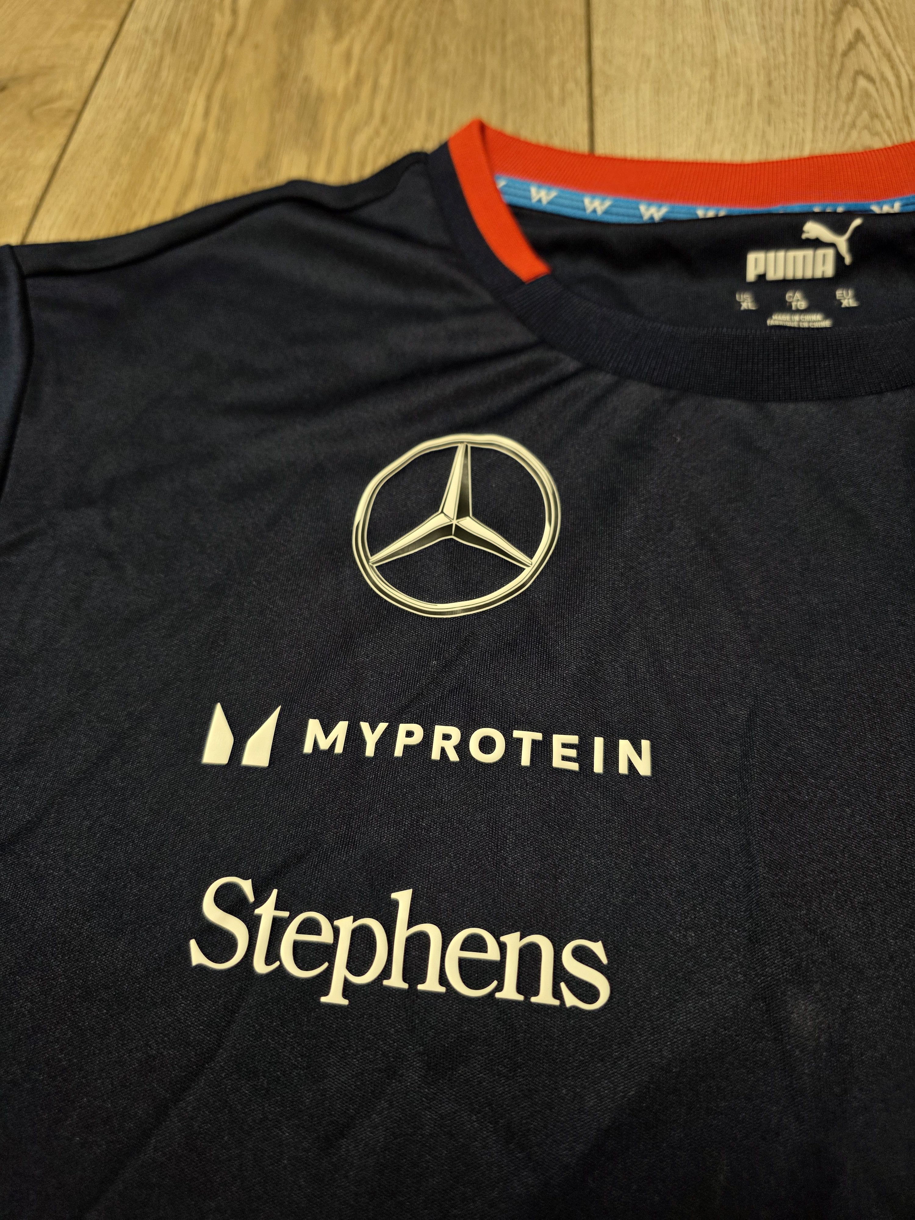 Formula 1 WILLIAMS RACING SHIRT AMG JERSEY F1 TEAM OFFCIAL JERSEY Size US XXL / EU 58 / 5 - 5 Thumbnail