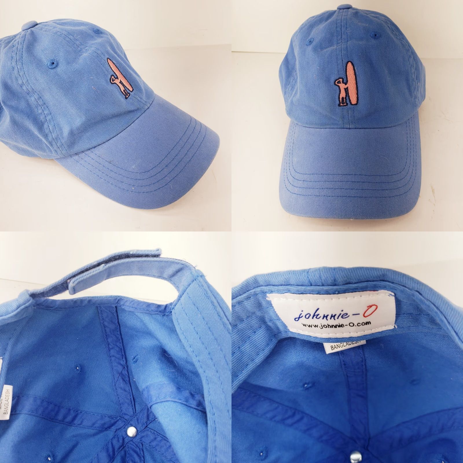johnnie-O VINTAGE? No — Johnnie-O Surf Logo Adjustable Cap Slate Blue Baseball Hat Baseball Cap Johnnie-O Logo Adjustable Cap Crewneck? Size ONE SIZE - 8 Thumbnail