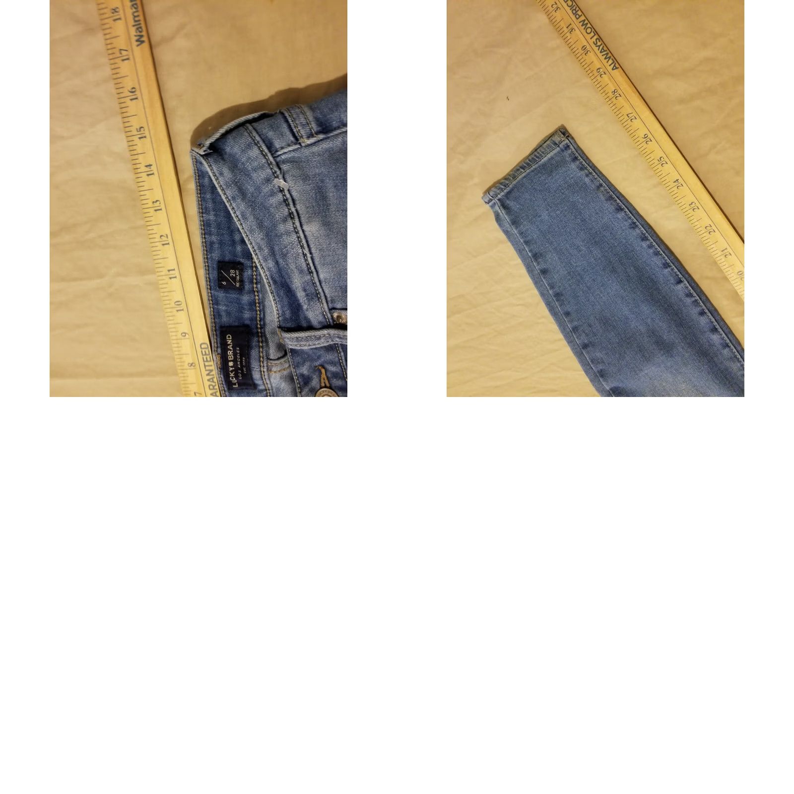 J Brand Womens Lucky Brand Skinny Jeans 6 28 Denim Stretch Size 28" / US 6 / IT 42 - 8 Thumbnail