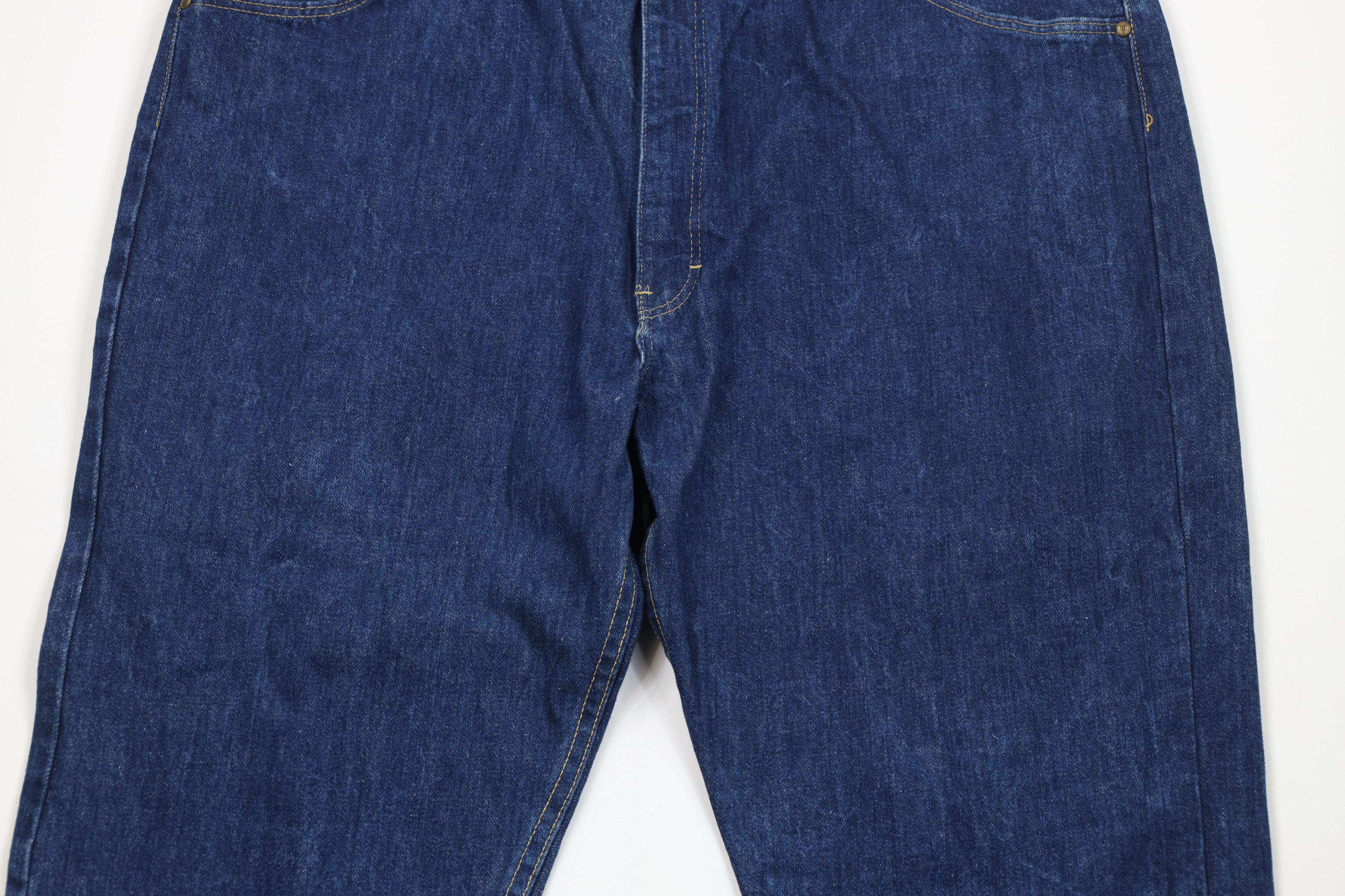 Vintage Deadstock Vintage 80s Streetwear Relaxed Fit Denim Jeans Size US 42 / EU 58 - 3 Thumbnail