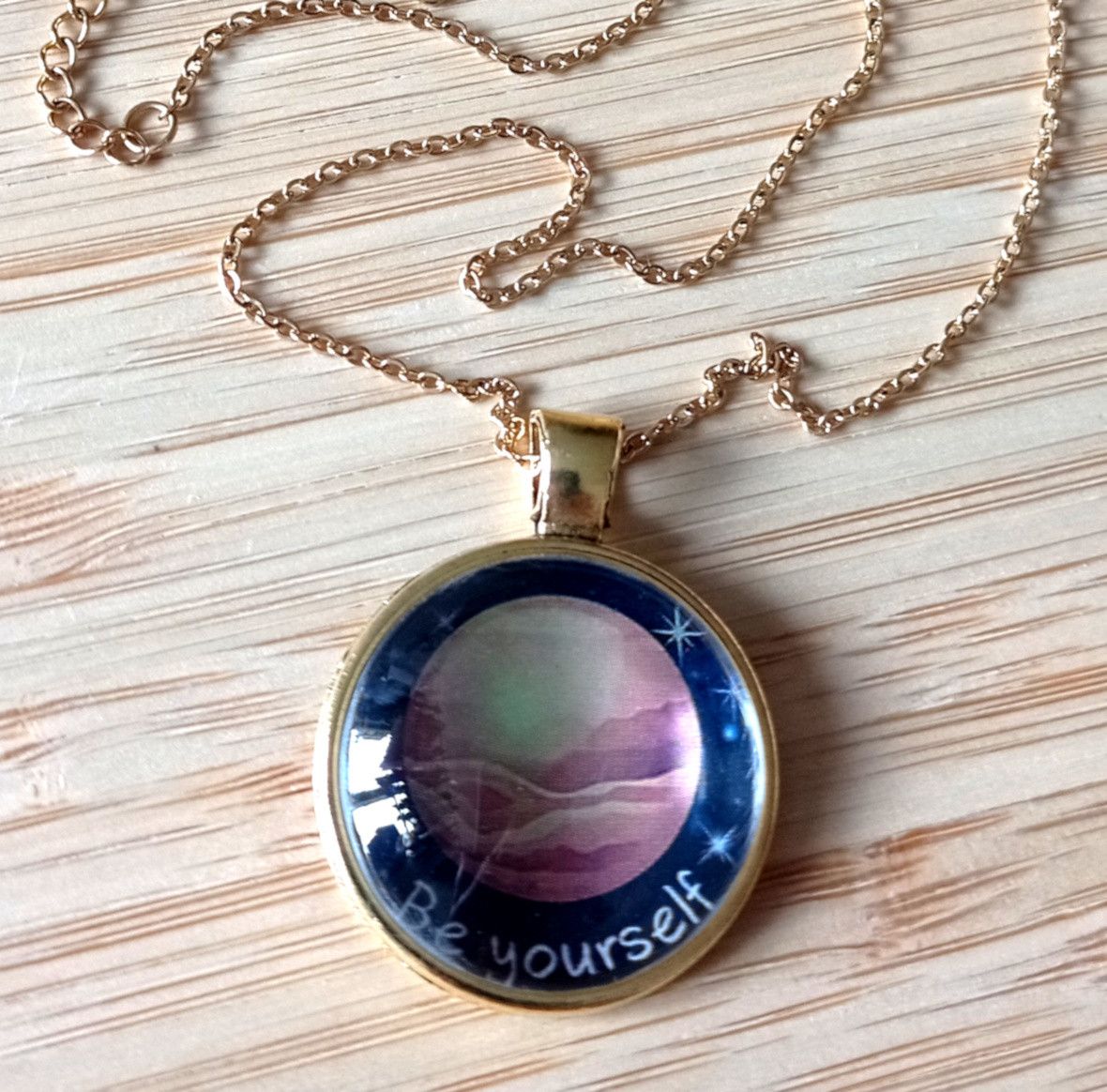 Hysteric Glamour × Japanese Brand × Vintage Punk Tiny Planet Mars Stainless Steel Gold Necklace Unique Size ONE SIZE - 5 Thumbnail
