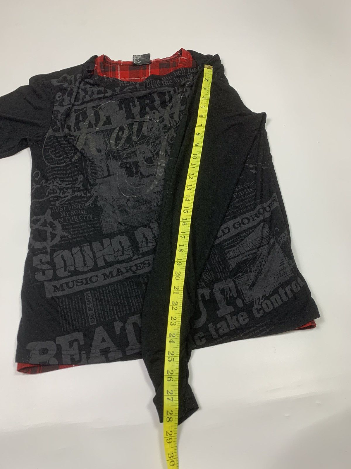 Japanese Brand clash ahead punks double layers Size US L / EU 52-54 / 3 - 16 Thumbnail
