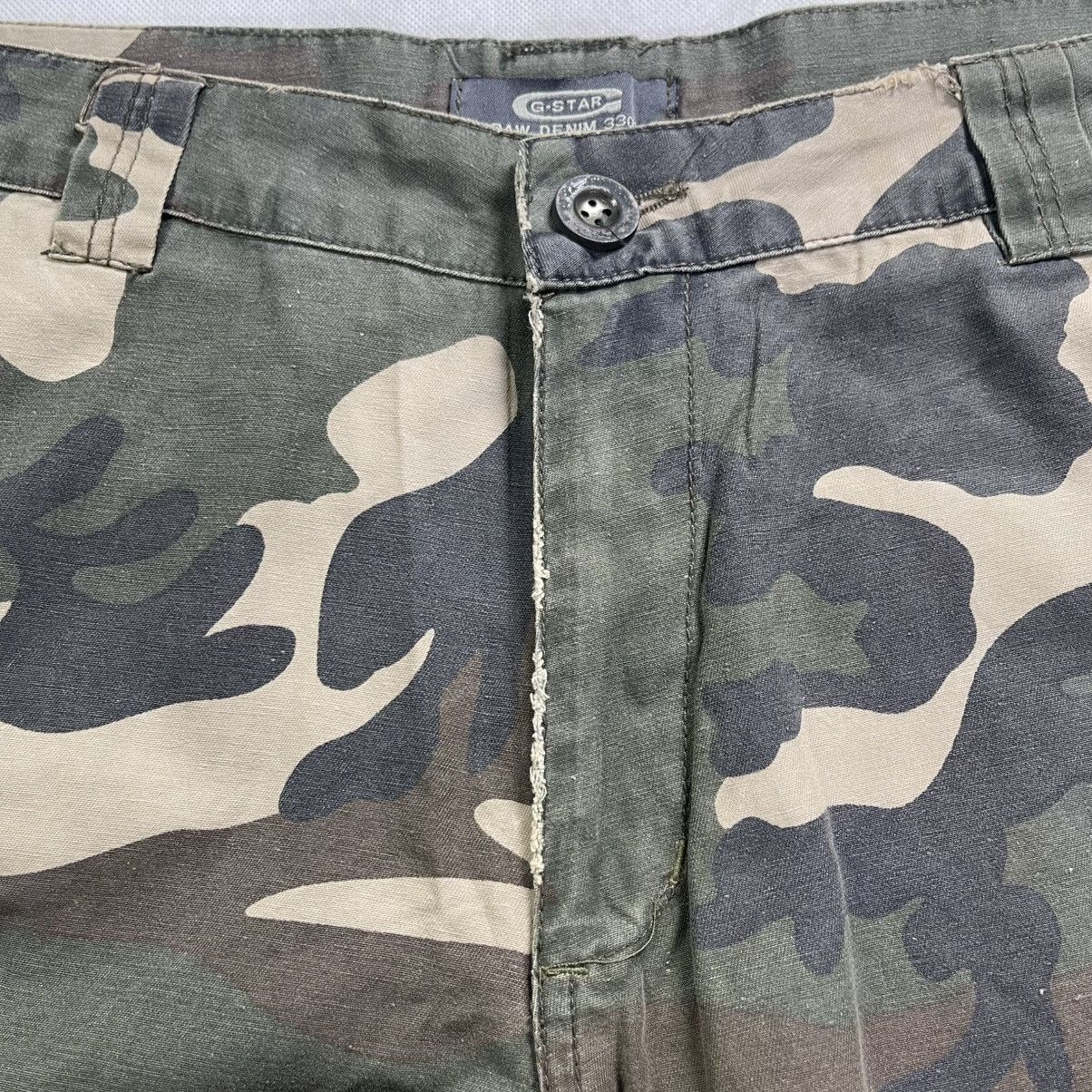 G-Star G-Star Camo Drawstring Knee Multipocket Cargo Flare Pant Size US 38 / EU 54 - 5 Thumbnail
