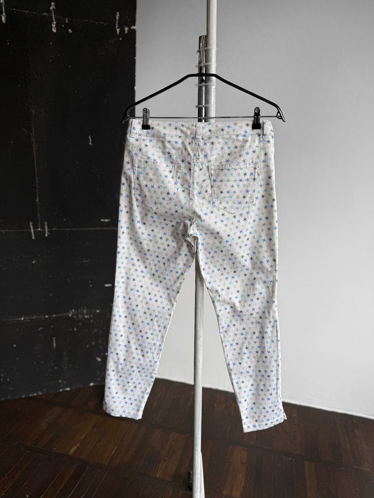Designer Riani Womens Full Printed Trousers Pants Zipper Closure Size 30" / US 8 / IT 44 - 3 Thumbnail