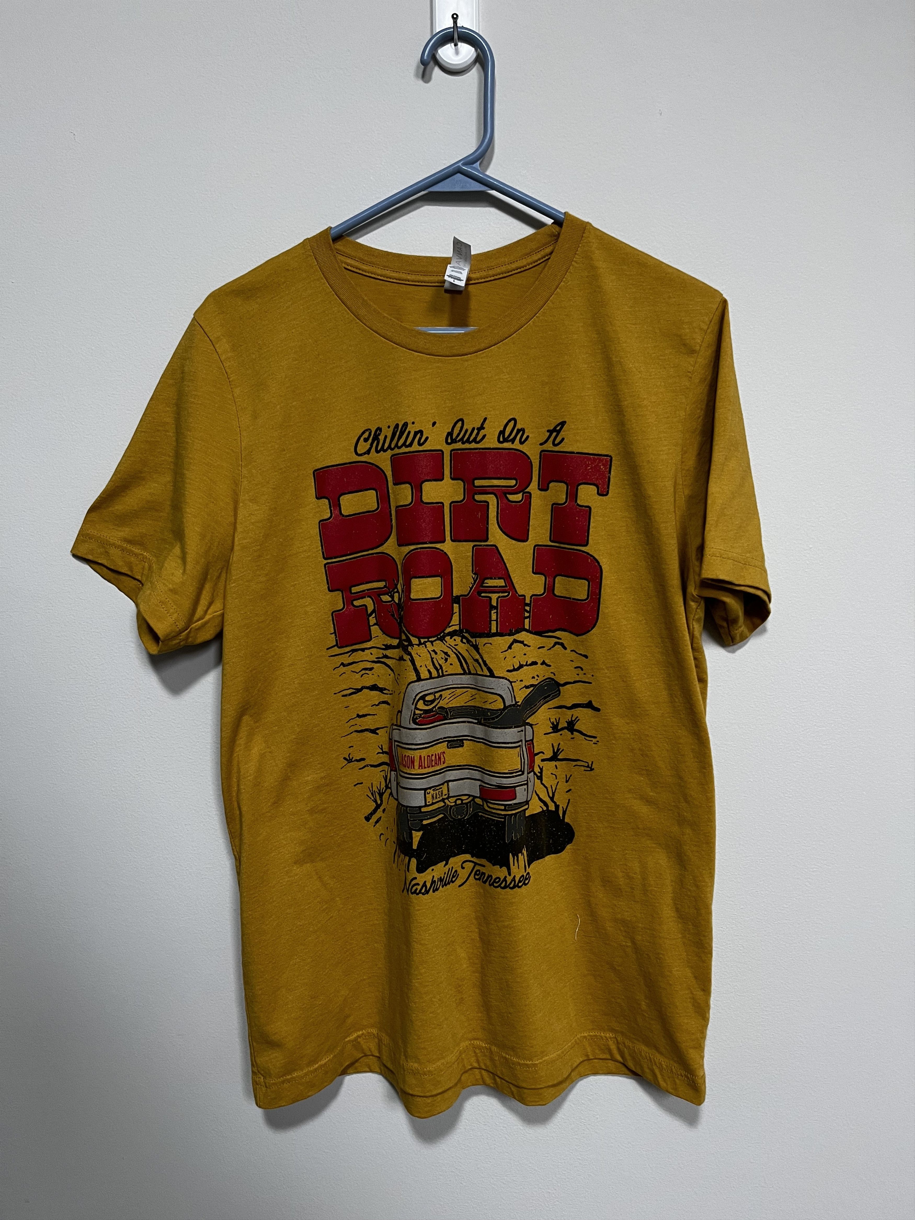 Canvas Jason Aldean "Chillin' Out on a Dirt Road" Mustard Yellow Size US L / EU 52-54 / 3 - 1 Thumbnail
