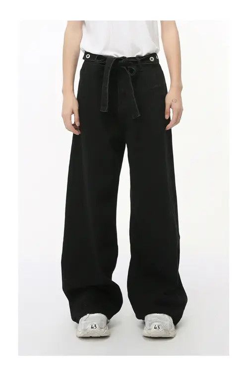Japanese Brand × Jean Pants Japanese retro straight fashion high street jeans Size US 32 / EU 48 - 2 Thumbnail