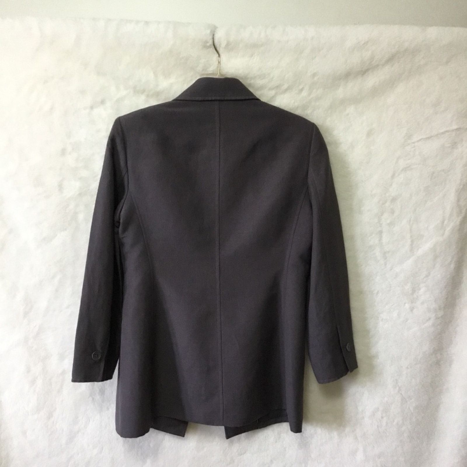 Anne Klein Anne Klein Single-Button Brown Notched-Lapel Blazer Size S / US 4 / IT 40 - 4 Thumbnail