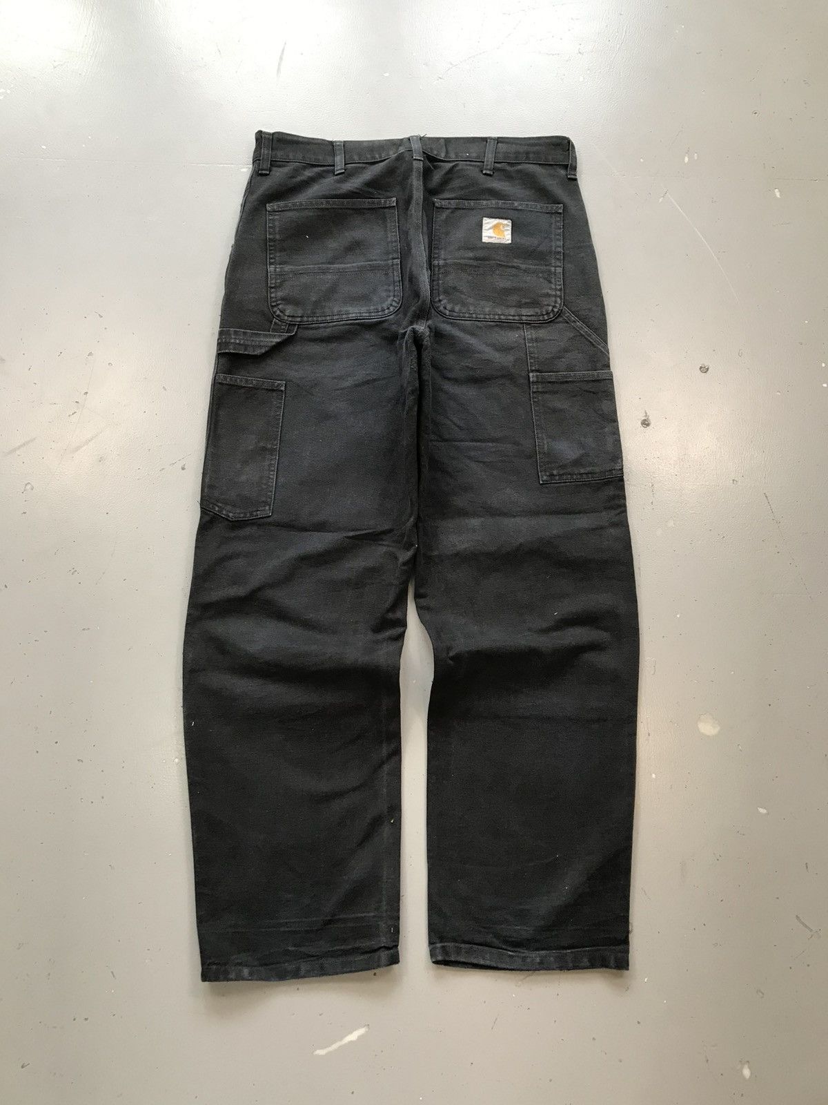 Vintage Carhartt B01 BLK double knee Denim