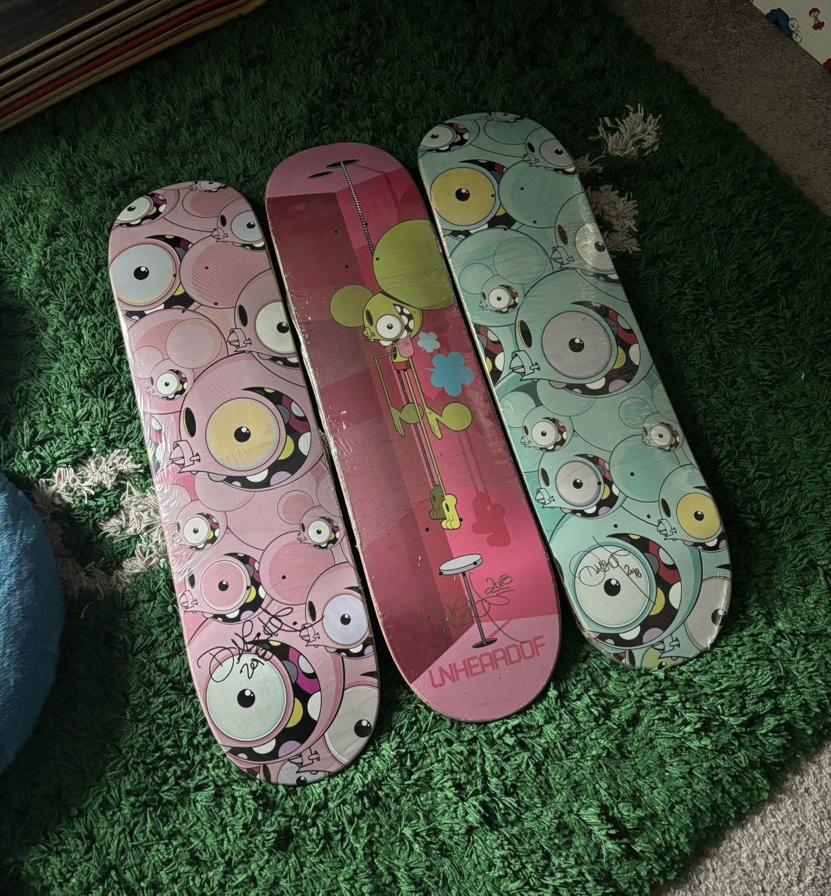 Other SIGNED 2018 Dalek x UnheardOf Skate Deck Set Size ONE SIZE - 2 Thumbnail