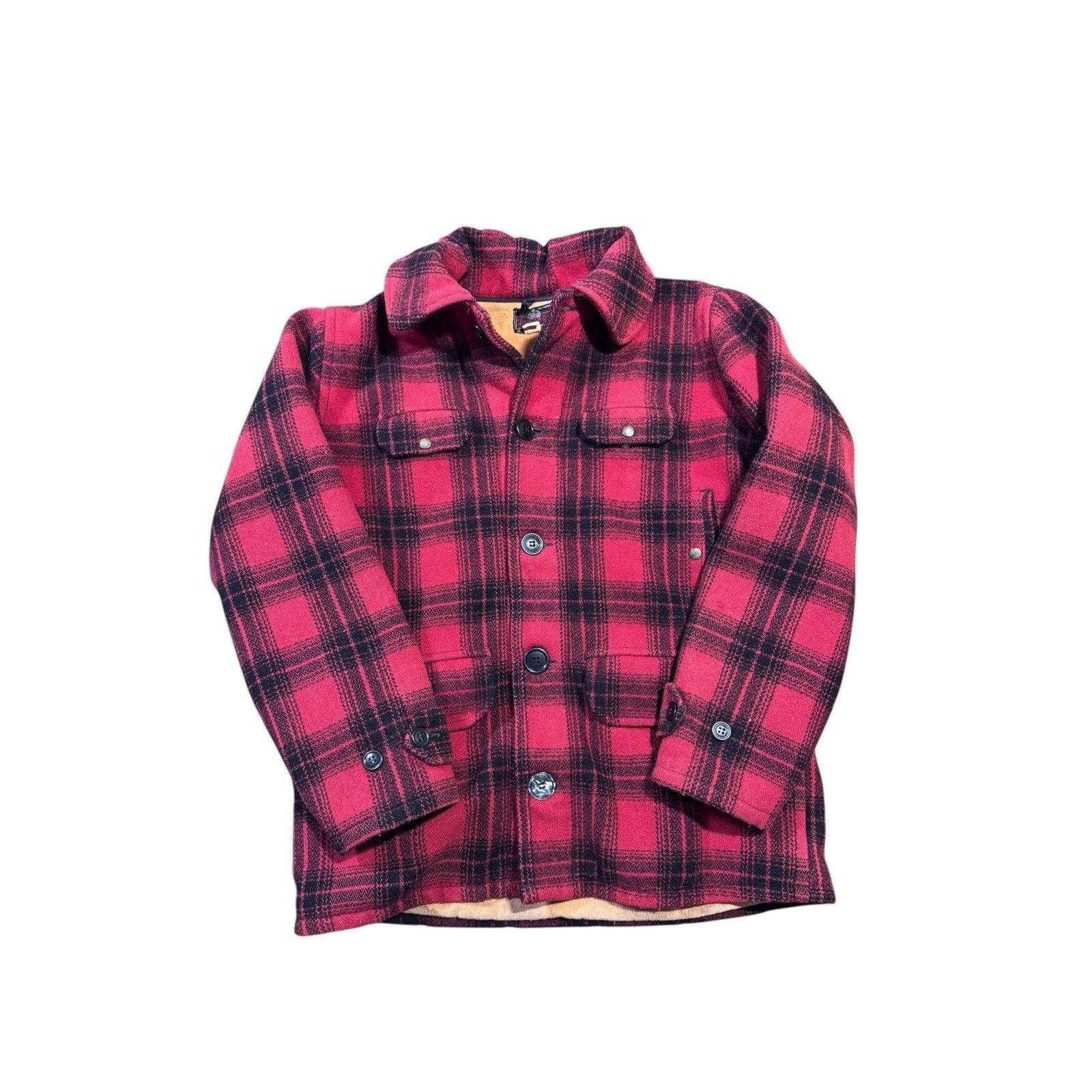 Other 1970s Johnson Woolen Mills Plaid Hunting Coat A 41 40 Size US M / EU 48-50 / 2 - 1 Thumbnail