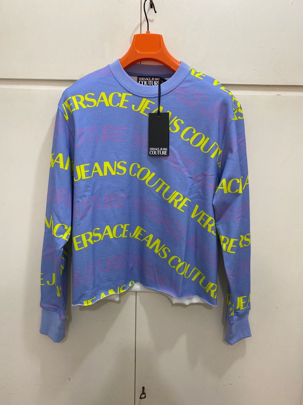Versace Jeans Couture Versace Jeans Culture Fleece Monogram sweatshirt, M, new . Size US M / EU 48-50 / 2 - 1 Thumbnail