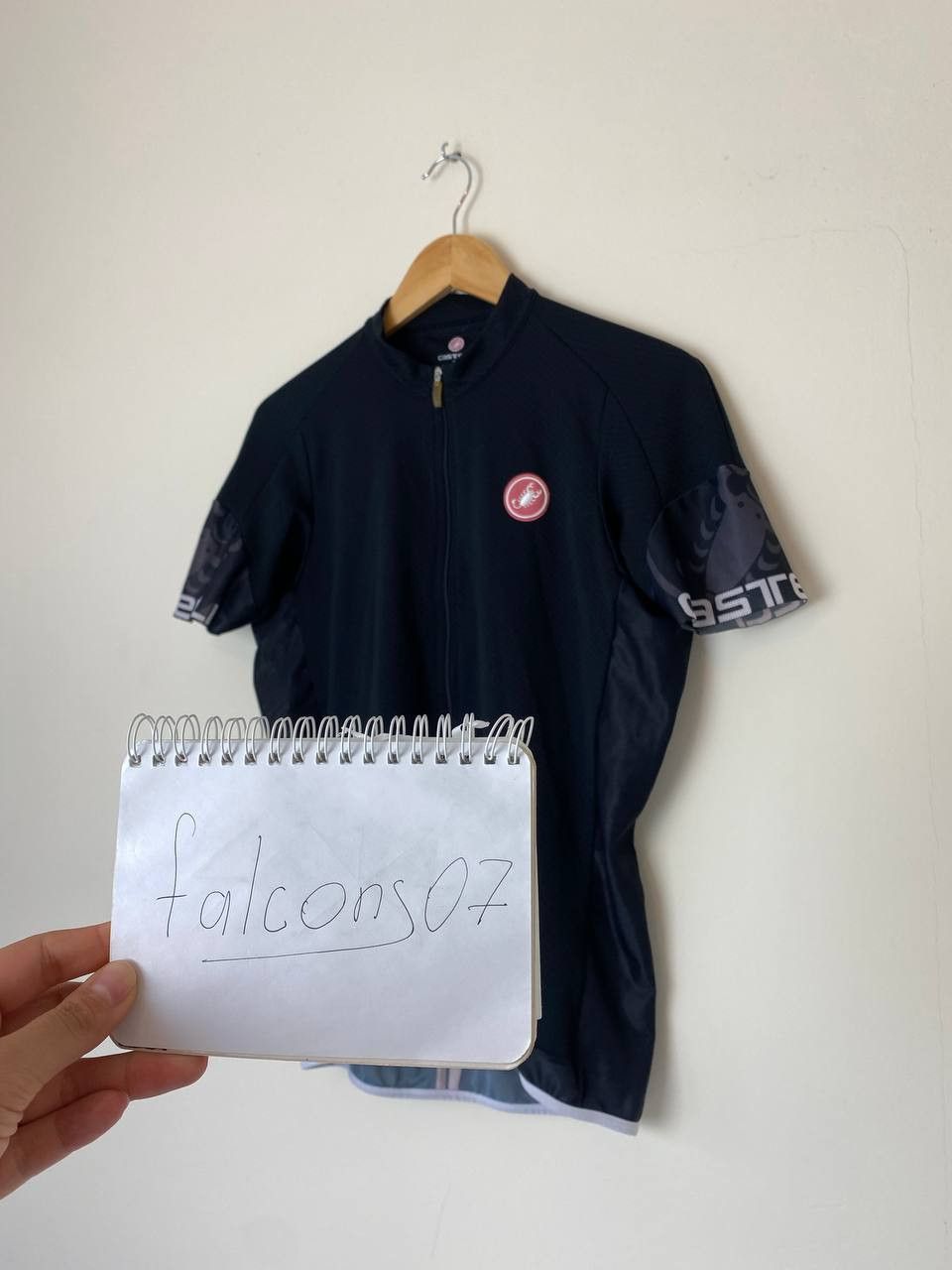 Other Vintage Castelli Small Logo Cycling Black Jersey Size US L / EU 52-54 / 3 - 2 Thumbnail