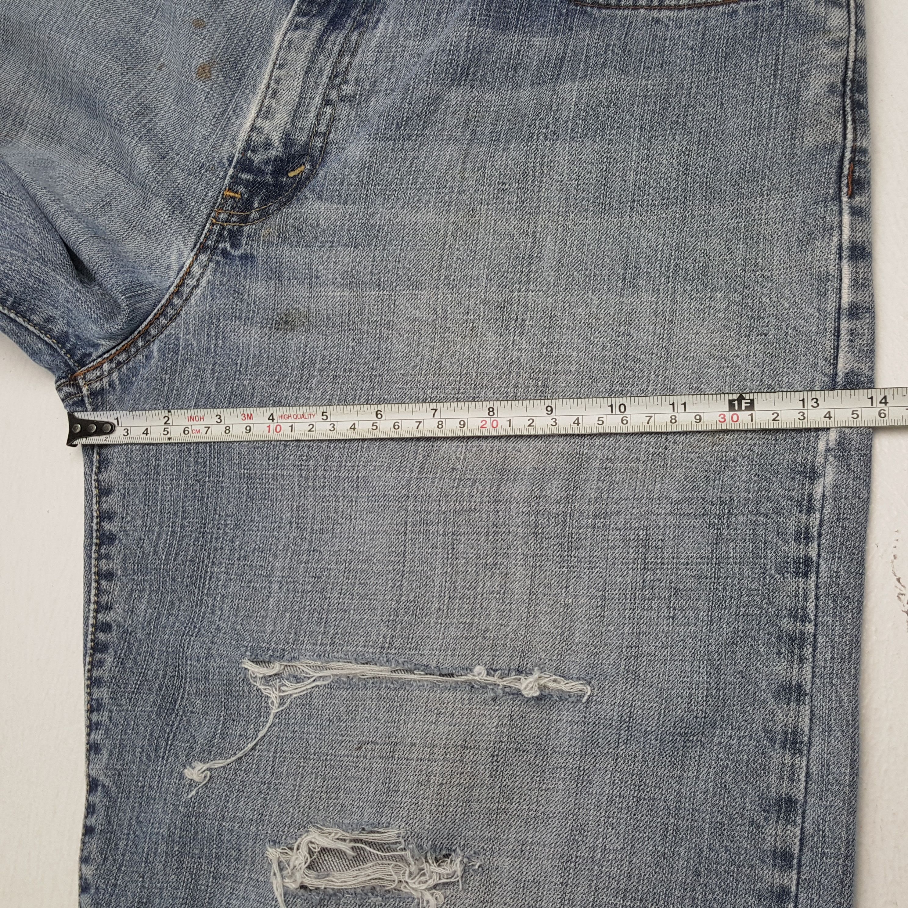 Levi's × Vintage Vintage LEVI'S American Style Distressed Shorts Jeans Size US 34 / EU 50 - 7 Thumbnail