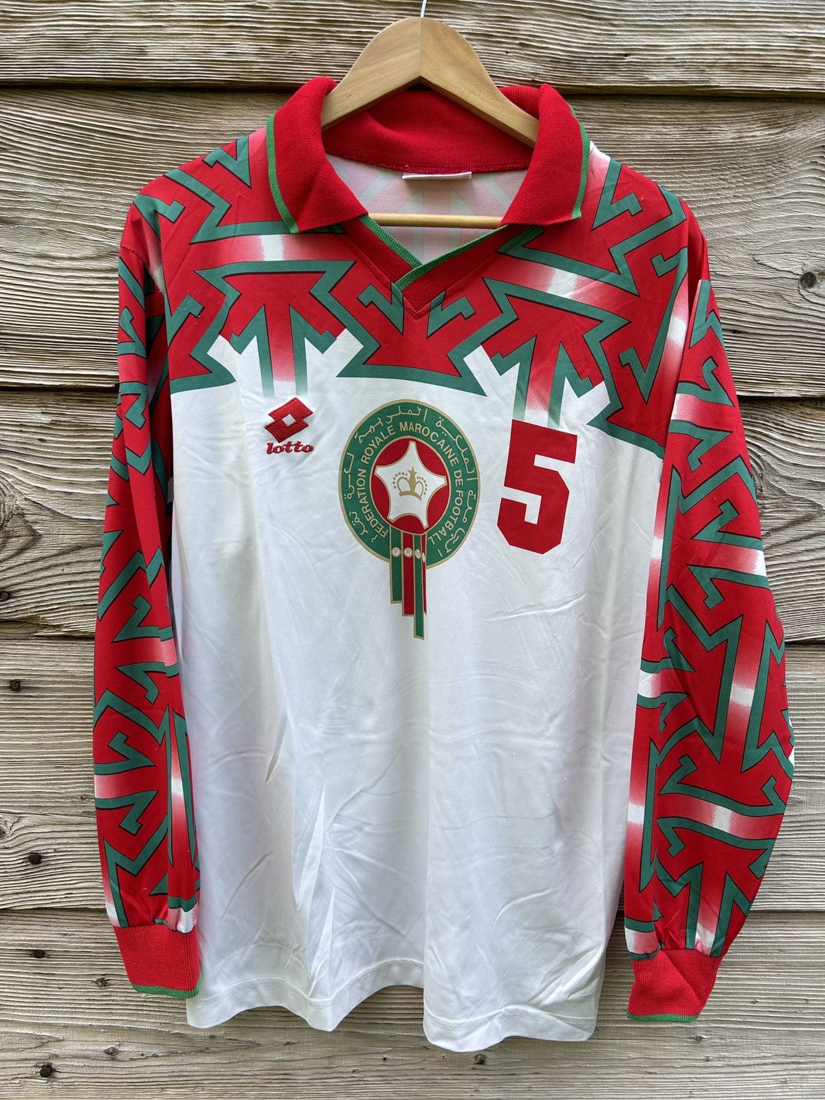Lotto Morocco World Cup 1994 #15 Smahi Trikki Third Jersey