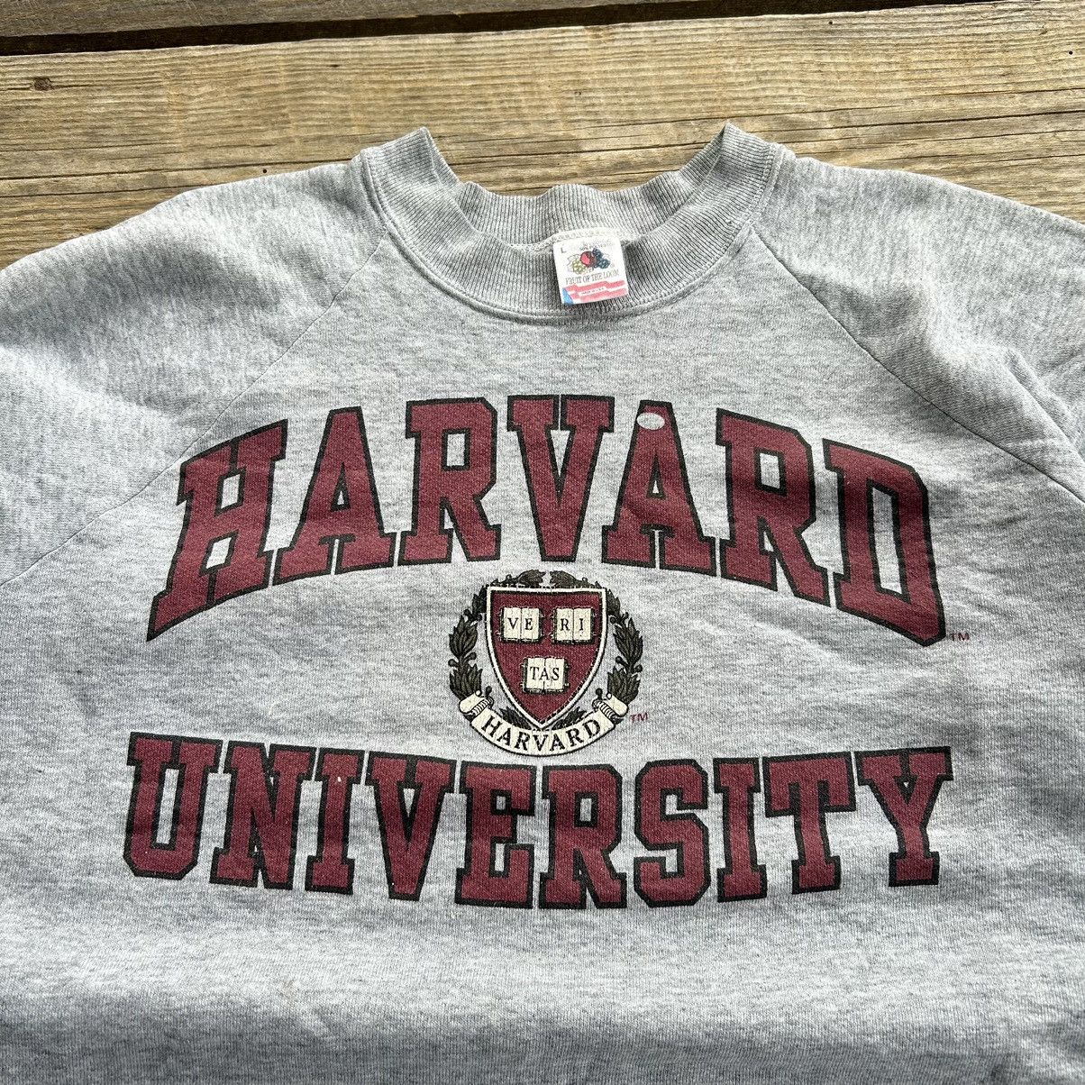 Vintage Vintage 90s Harvard University Crewneck Sweatshirt Size US L / EU 52-54 / 3 - 3 Thumbnail