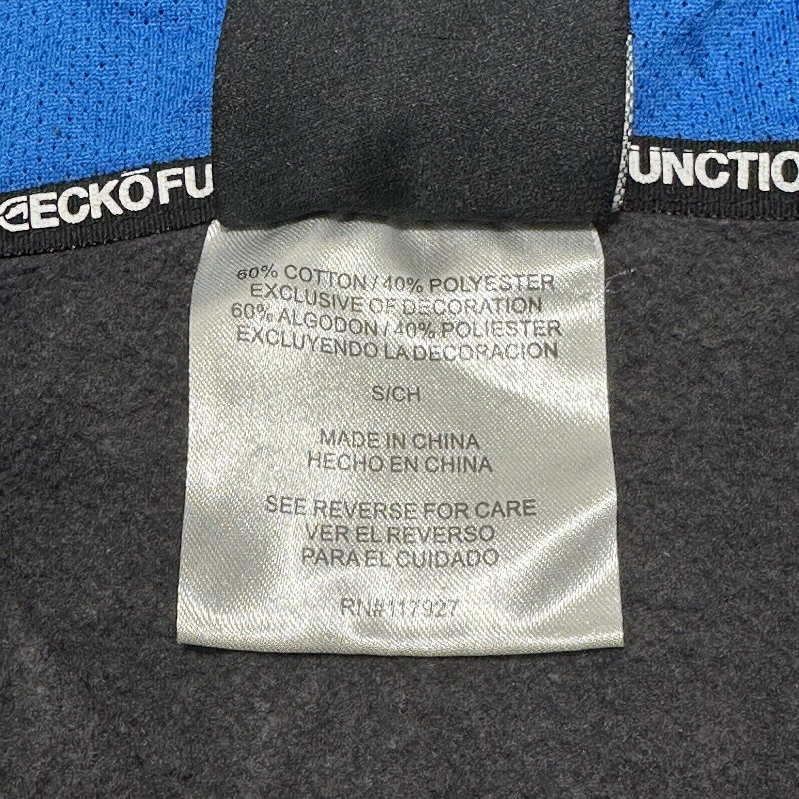 Marc Ecko Ecko Small Full Zip Hoodie Quilted Gray Athletic Sweatshirt Size US S / EU 44-46 / 1 - 4 Thumbnail