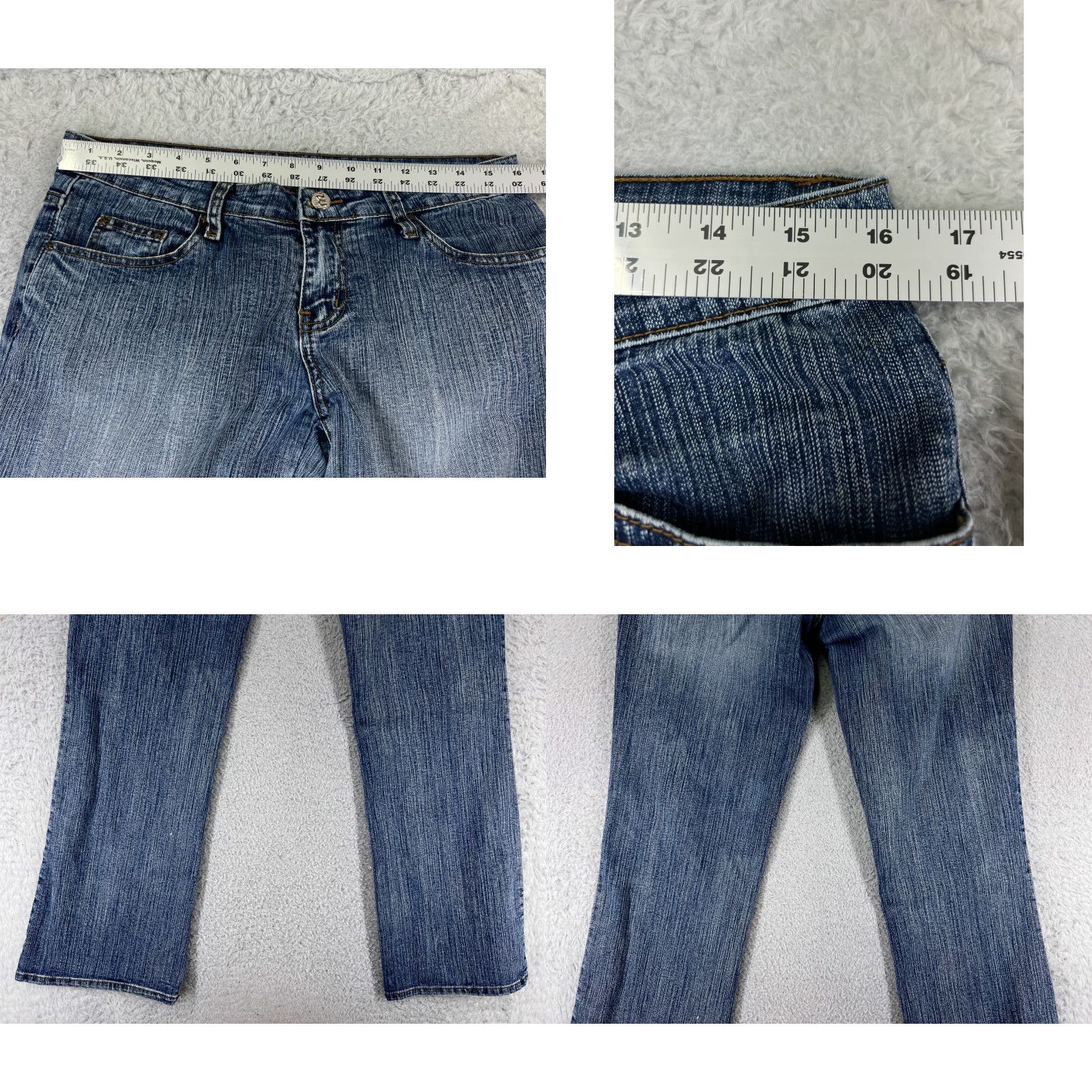 Vintage Bubblegum Jeans Womens 30 Blue Denim Bootcut Cotton Blend 30x32 Jeans Bootscut Womens Blue Bubblegum 90s Western Modern Classics Size 30" / US 8 / IT 44 - 9 Thumbnail