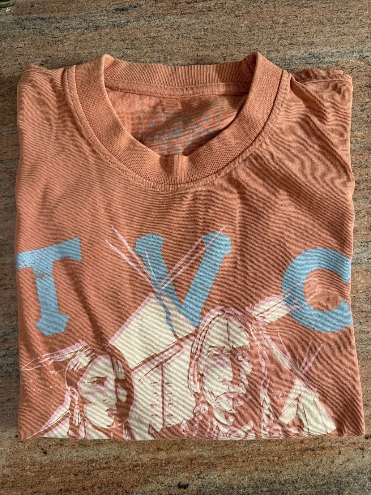 Other THUNDERVOICE HAT CO. Peach Neo-Native Gothic T-Shirt Size L Size US L / EU 52-54 / 3 - 2 Thumbnail