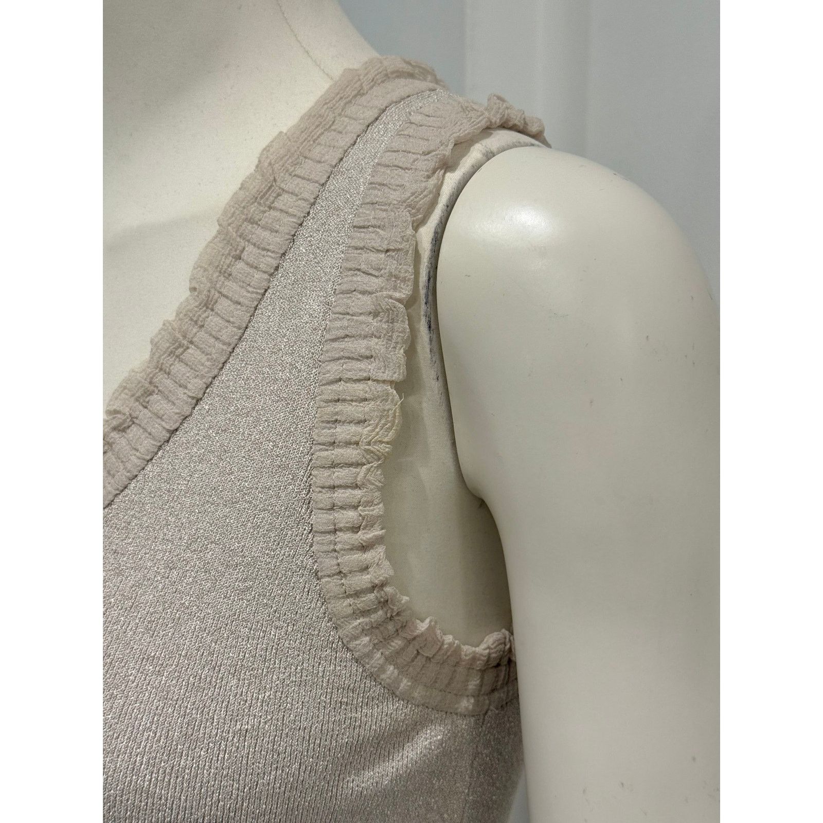 Chanel 2000s Chanel logo wool tank top Size XS / US 0-2 / IT 36-38 - 5 Thumbnail