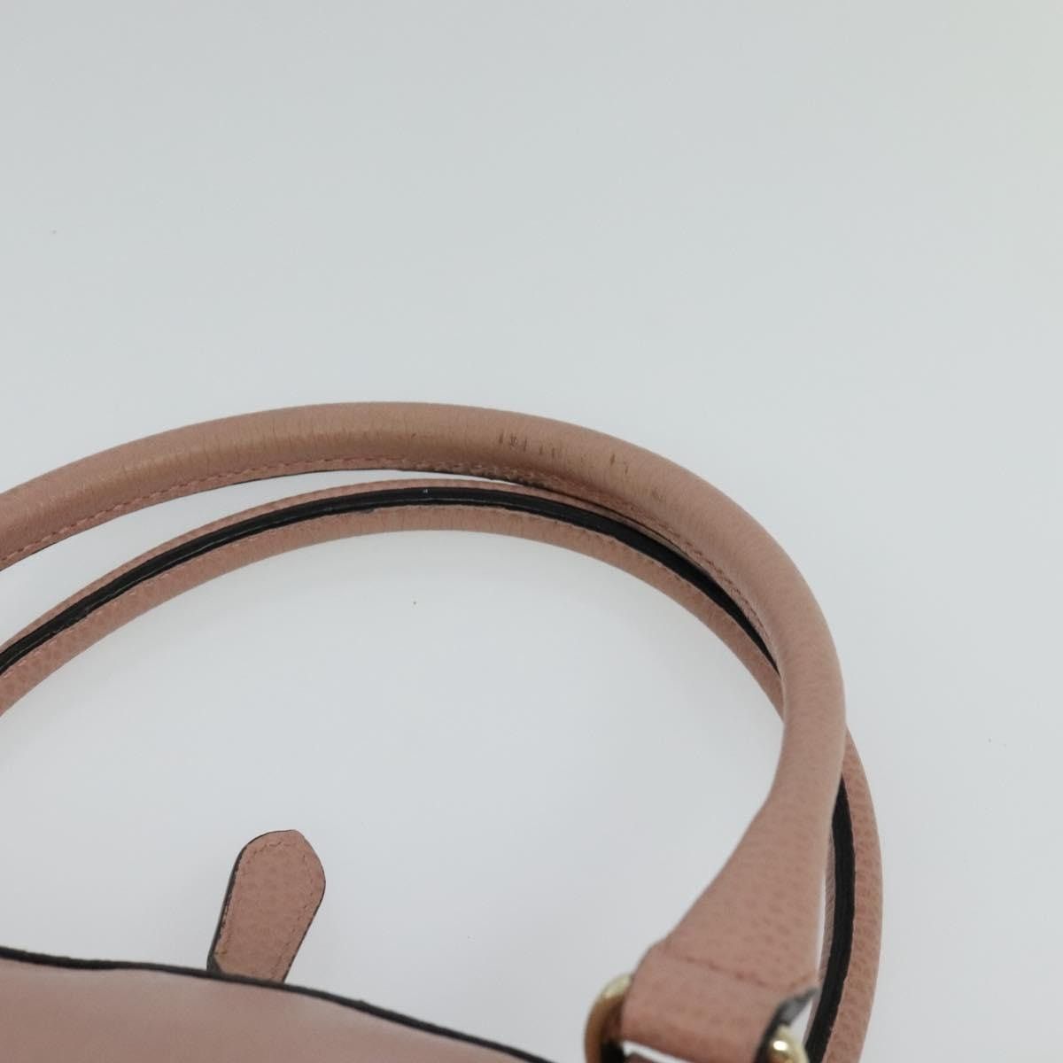 Gucci GUCCI Hand Bag Leather Outlet Pink Gold Size ONE SIZE - 8 Thumbnail