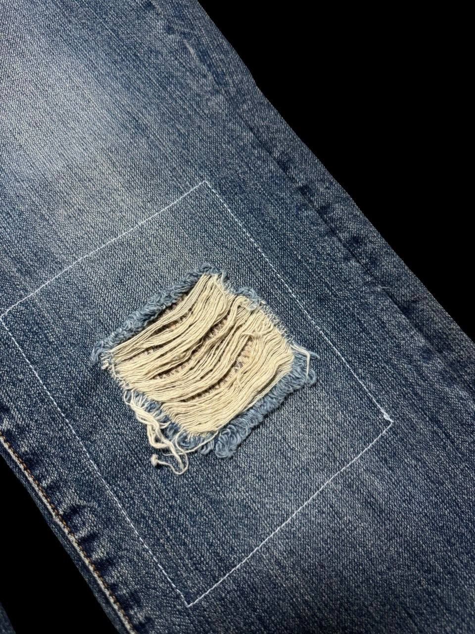 Other FLARE Japanese Rare Distress Snake Skin Studded Insane Jean Size US 32 / EU 48 - 10 Thumbnail