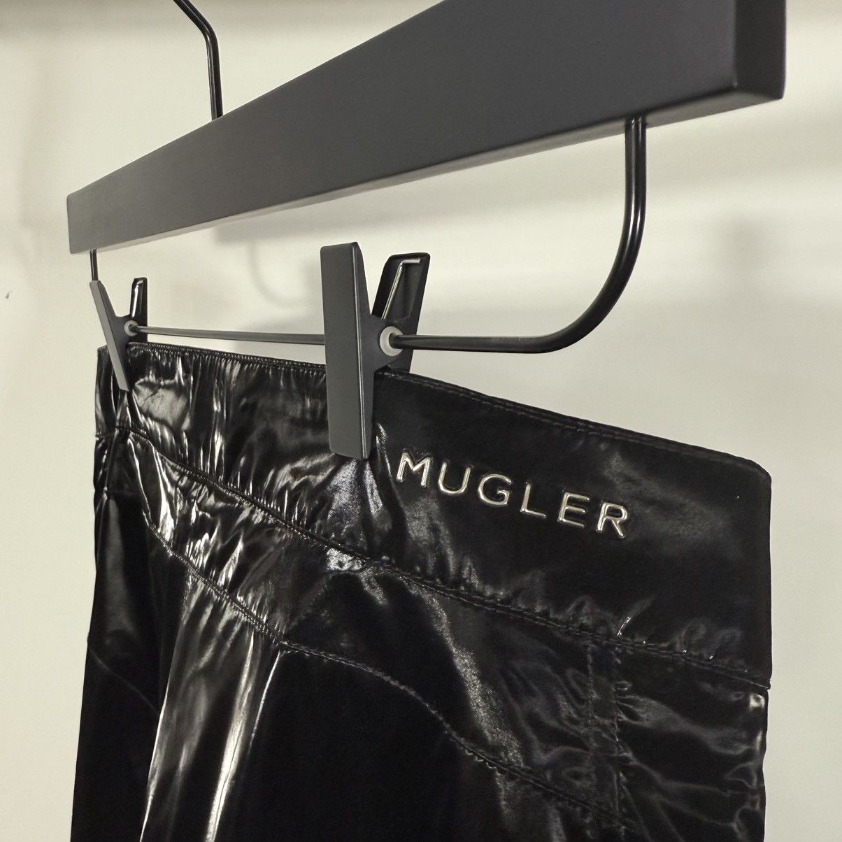 H&M × Mugler × Thierry Mugler Mugler H&M biker pants Size US 33 - 11 Thumbnail