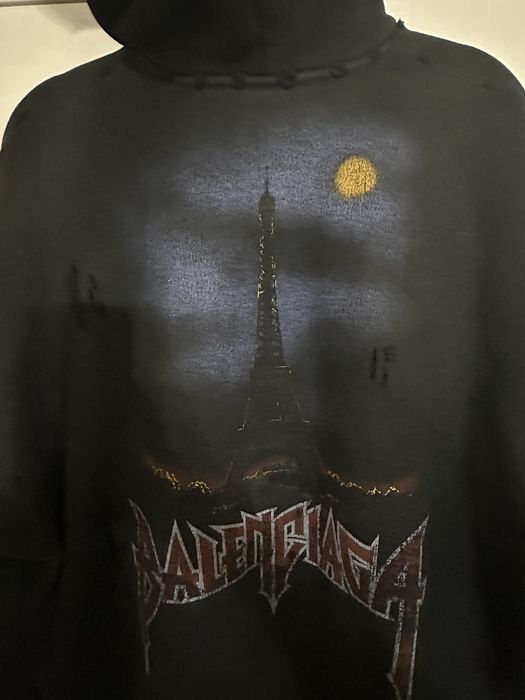 Balenciaga Balenciaga Heavy Paris Moon Zip-Up Jacket ( VERY RARE