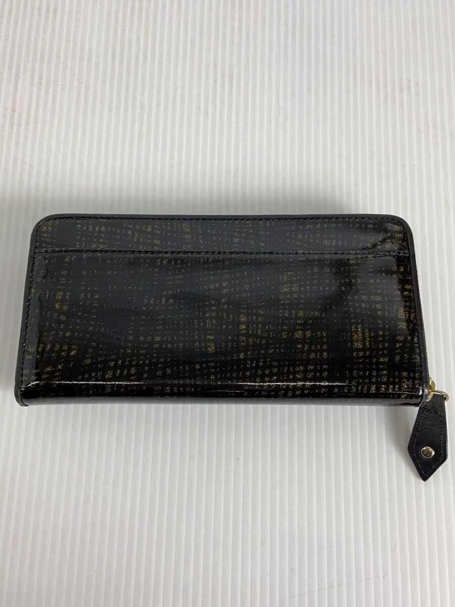 Vivienne Westwood Vivienne Westwood Orb Enamel Round Zip Long Wallet Black Size ONE SIZE - 2 Thumbnail