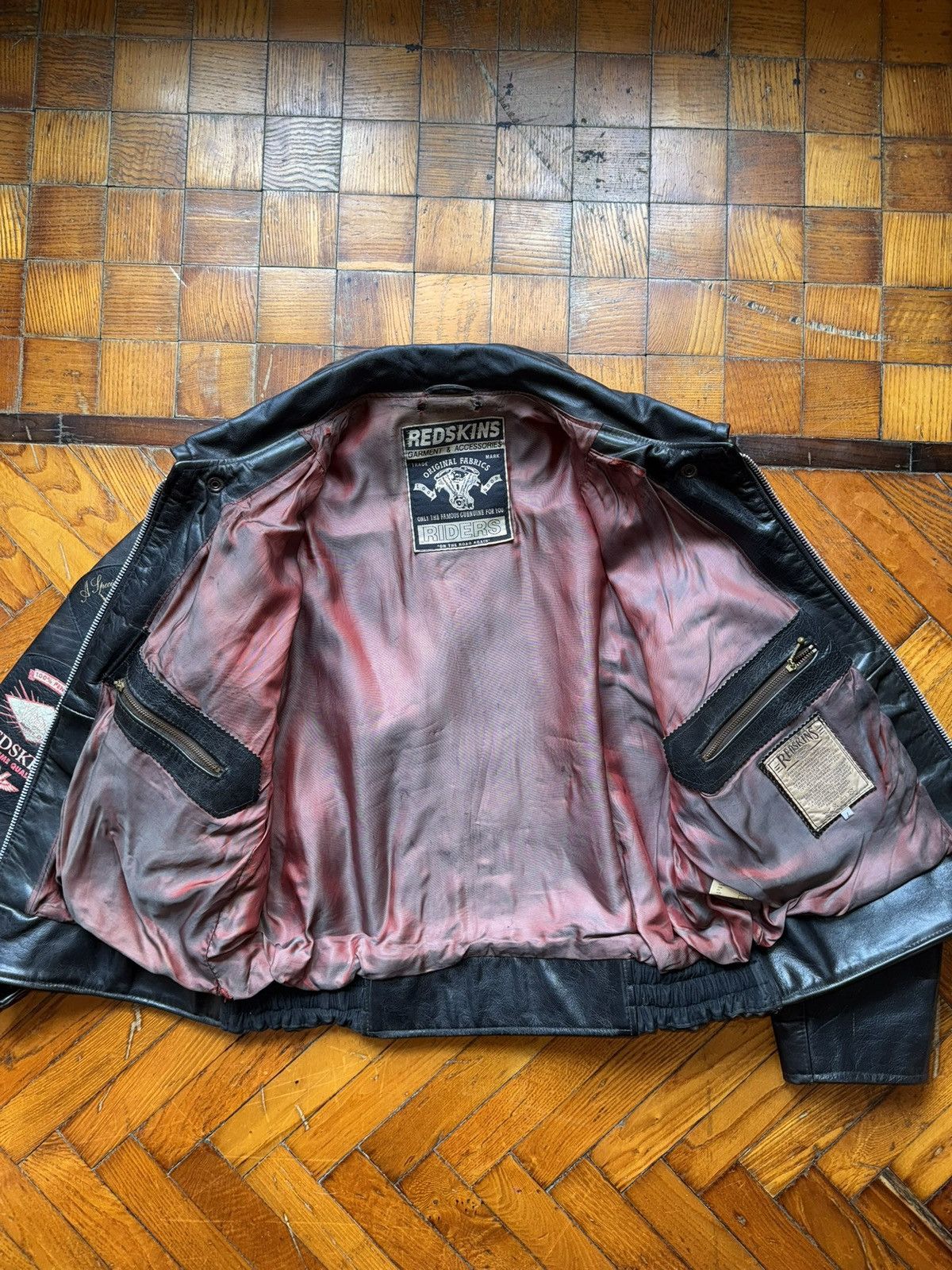 Other REDSKINS Steerhide Leather Jacket – Riders Patch Edition Size US L / EU 52-54 / 3 - 12 Thumbnail