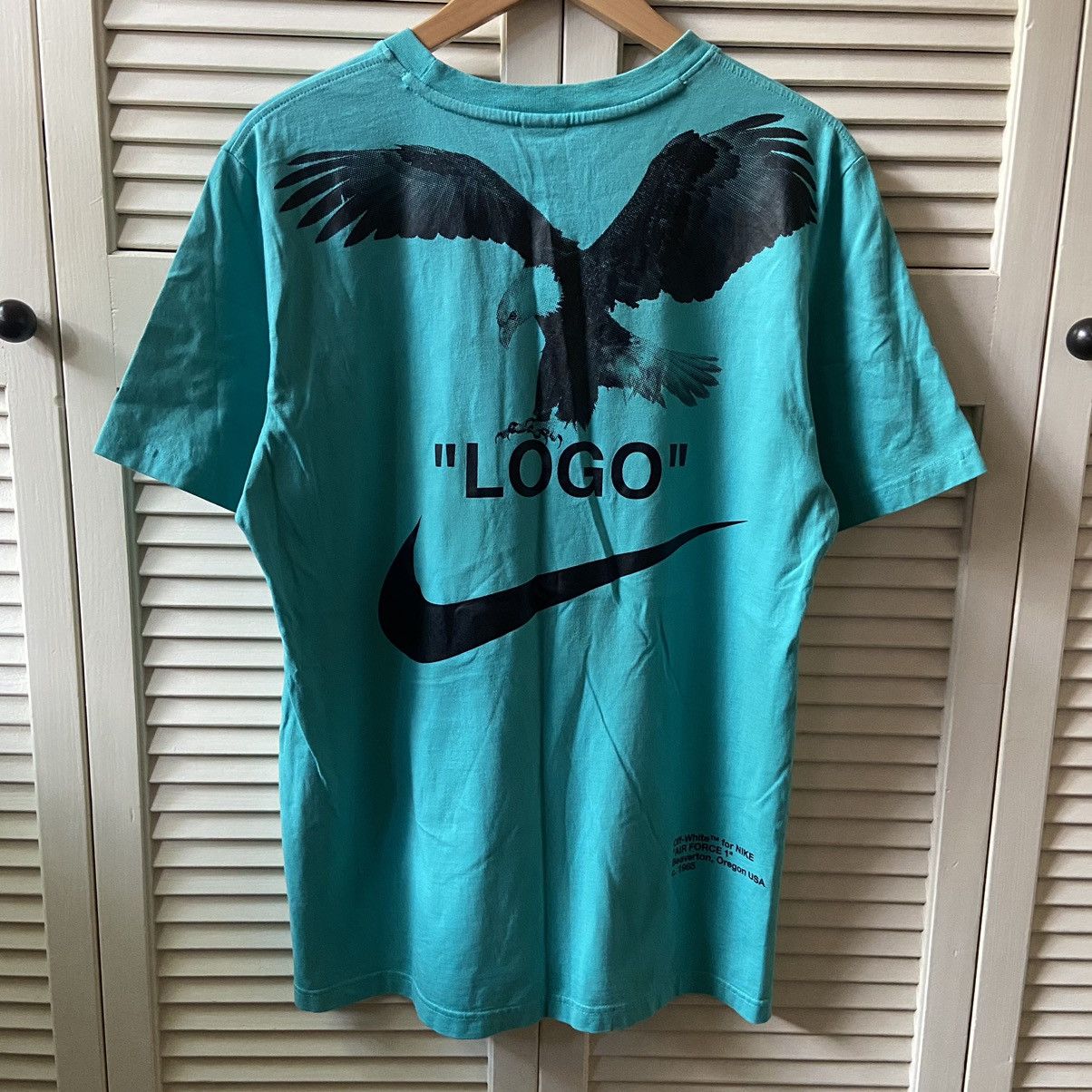 Off white nike tee eagle best sale