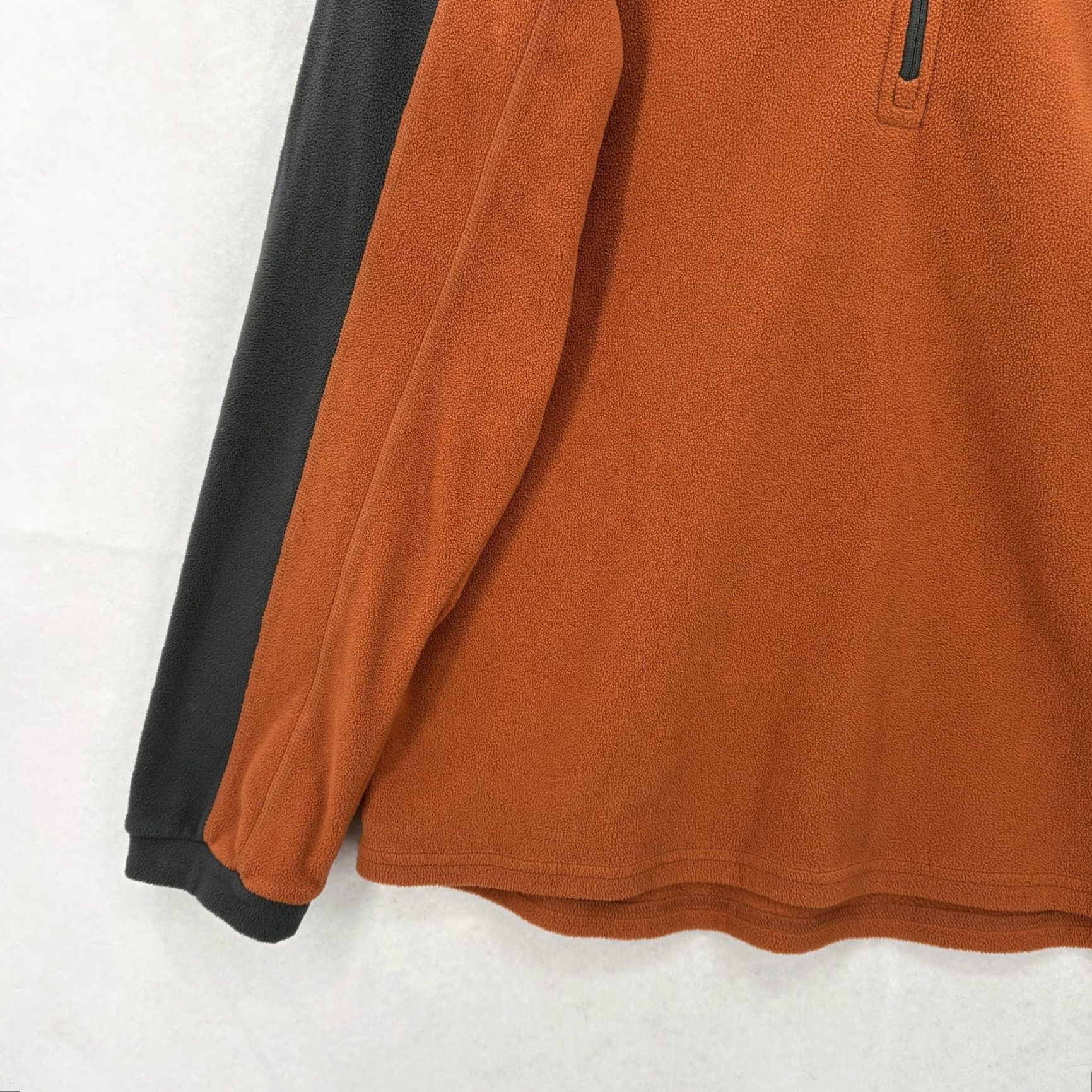 Mountain Hardwear Mountain Hardwear Polartec Jacket Mens Large Orange 1/4 Zip Fleece Hiking Trail Size US L / EU 52-54 / 3 - 3 Thumbnail