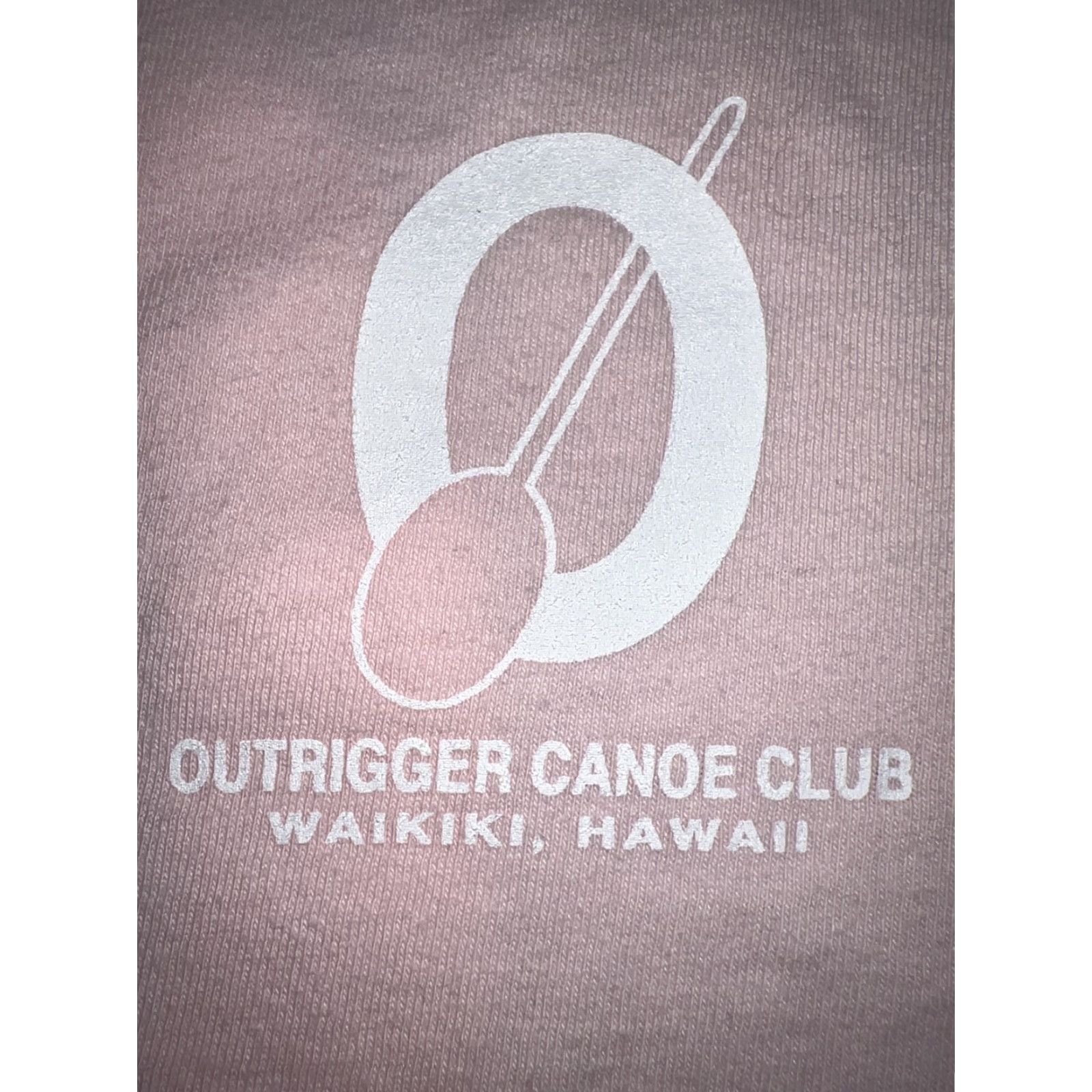 Pinko VINTAGE Beefy T Outrigger Canoe Club Waikiki Hawaii Shirt Unisex Adult S Pink Surfer Surf Hawaii Tee 90s? Size US S / EU 44-46 / 1 - 2 Thumbnail