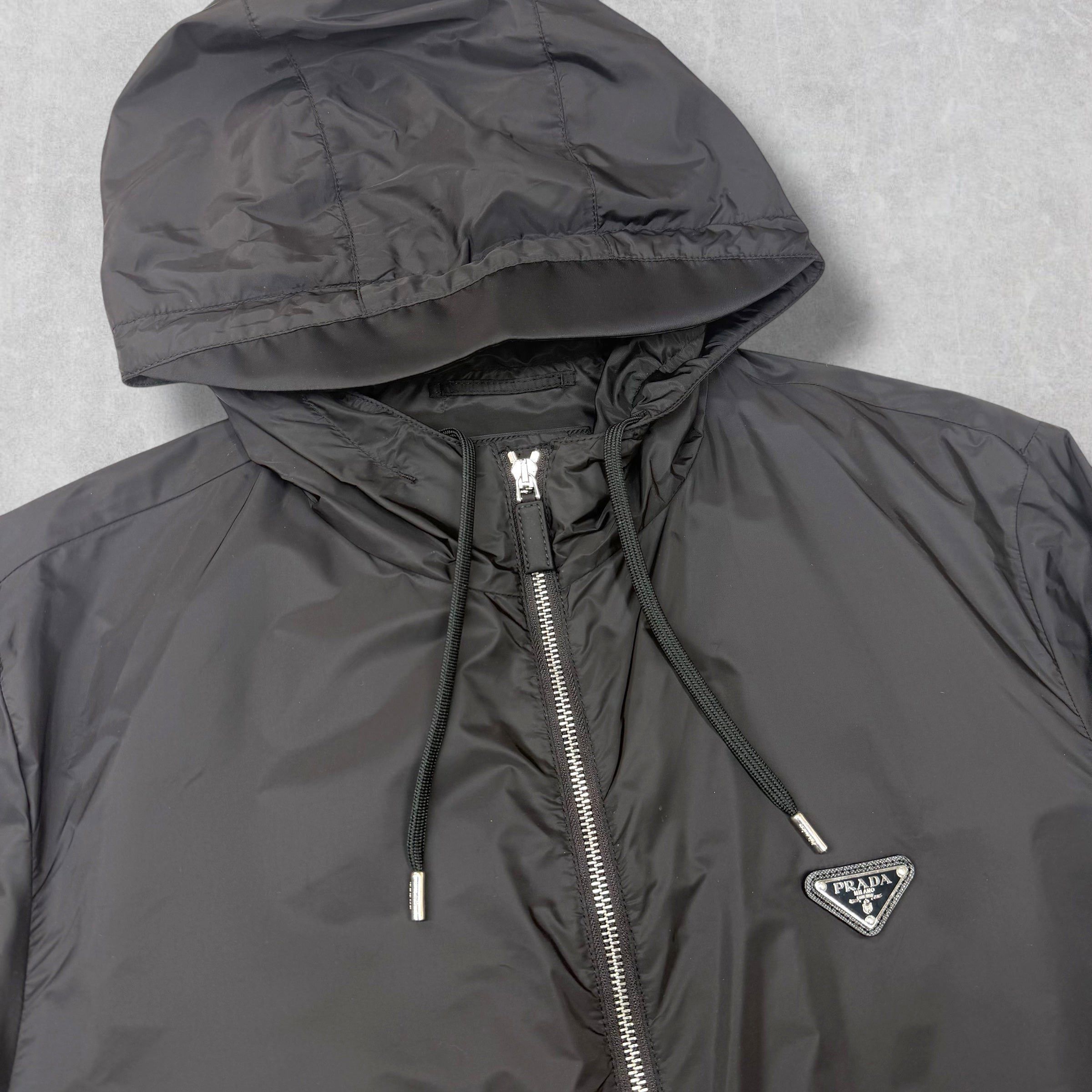 Prada Prada Re-Nylon Hooded Jacket Size 50 (M) Size US M / EU 48-50 / 2 - 3 Thumbnail