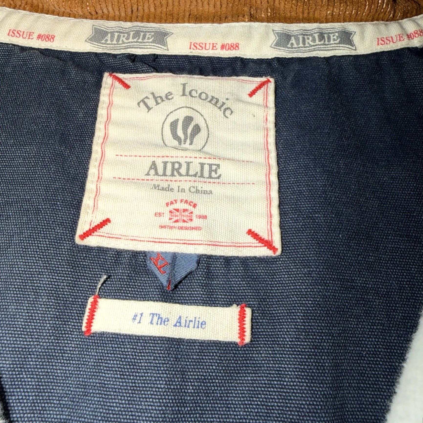 FatFace Fat Face The Iconic Airlie Striped 1/4 Zip Pull Over Shirt Men’s XL Navy Blue Size XL / US 12-14 / IT 48-50 - 4 Thumbnail