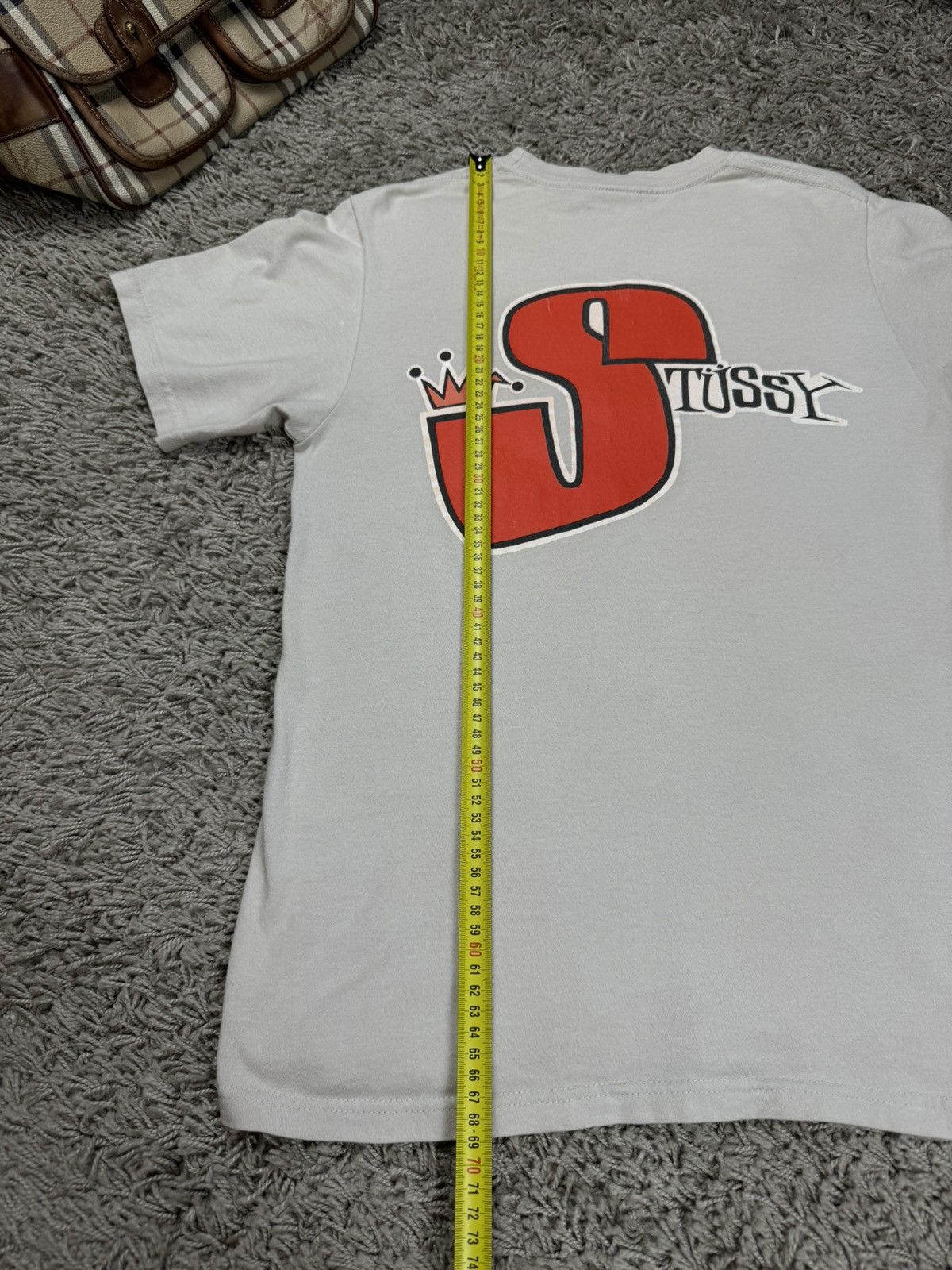 Stussy Vintage t shirt Stussy big S y2k original skate rap item Size US S / EU 44-46 / 1 - 7 Thumbnail