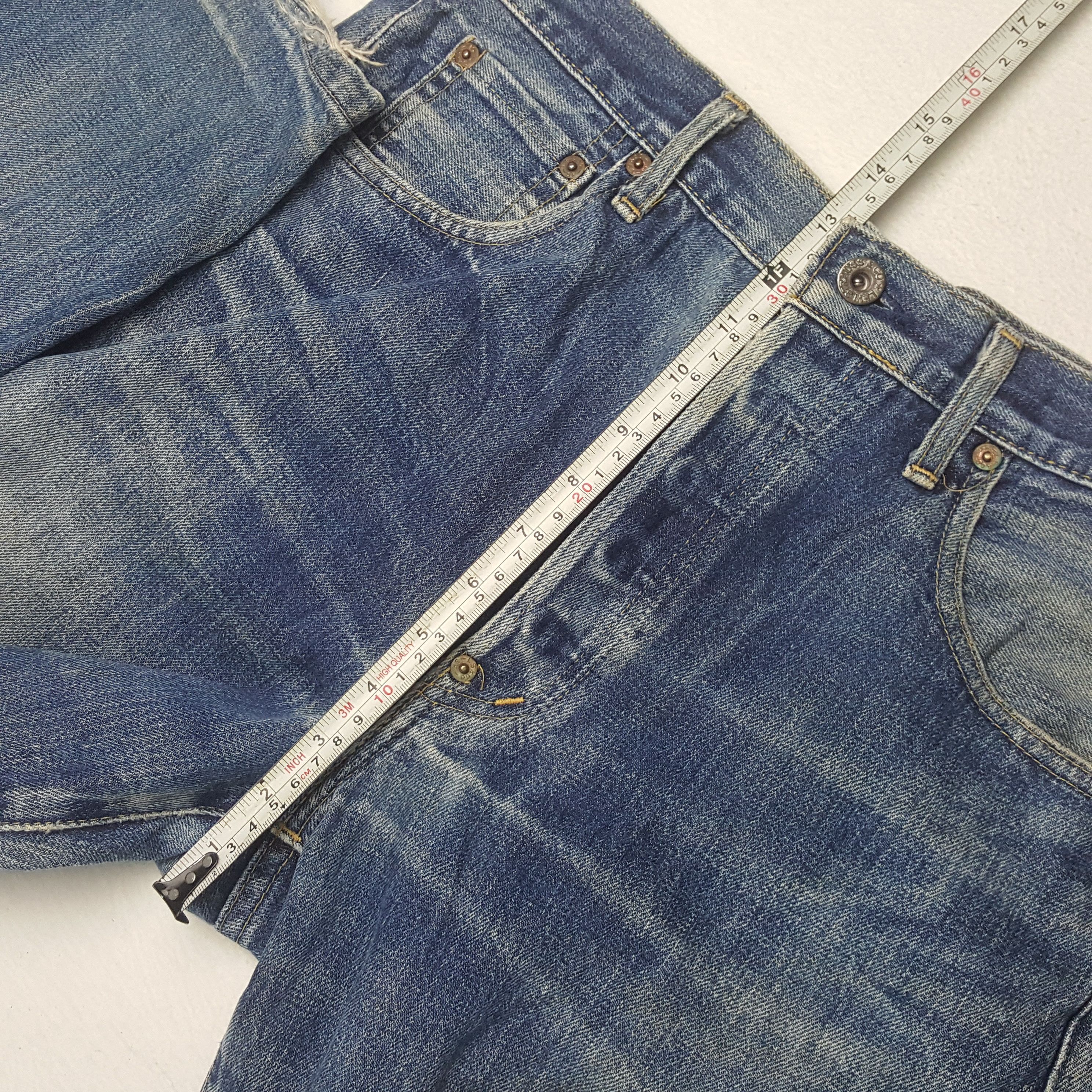Levi's × Vintage Levi's Streetwear Style Selvedge Distressed Jeans Size US 32 / EU 48 - 13 Thumbnail