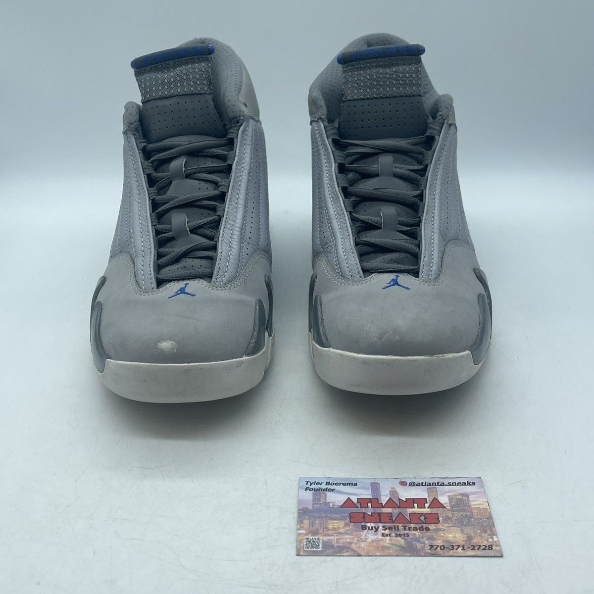 Jordan Brand Air Jordan 14 wolf grey Size US 10.5 / EU 43-44 - 2 Thumbnail