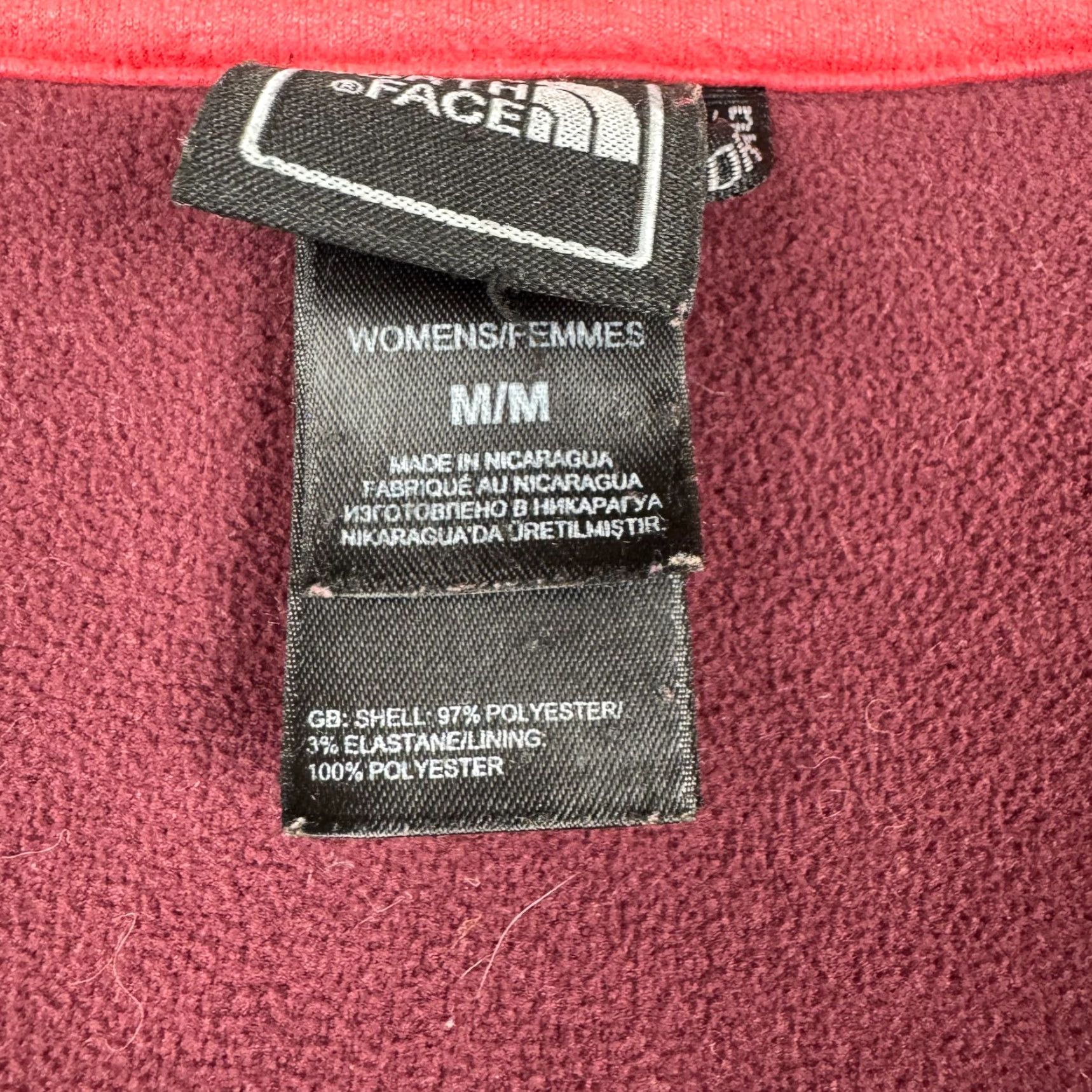 The North Face The North Face Womens Medium Maroon Apex Bionic Softshell Fleece Lined Jacket Size M / US 6-8 / IT 42-44 - 5 Thumbnail