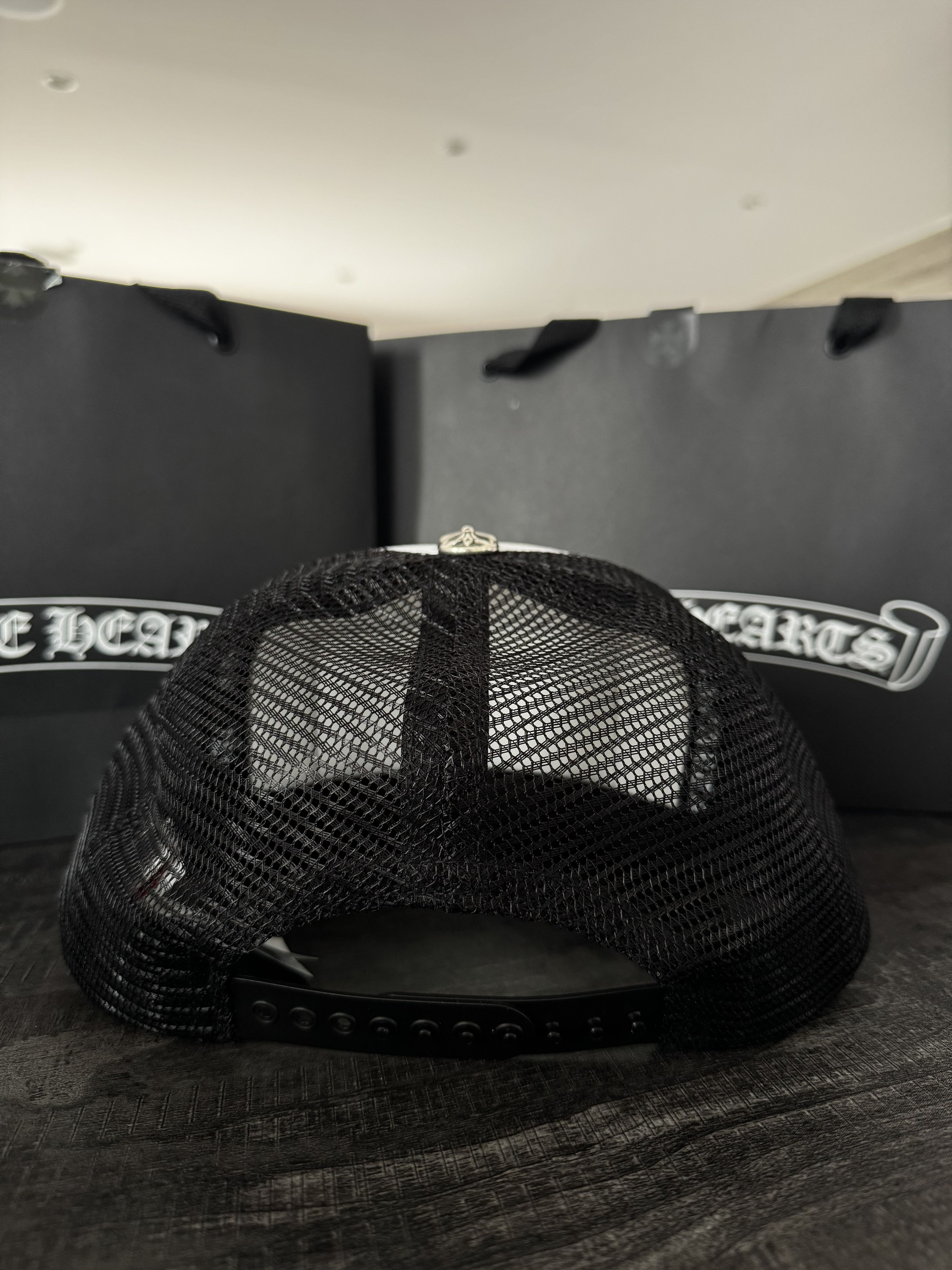 Chrome Hearts CH Hollywood Trucker Hat White Size ONE SIZE - 5 Thumbnail