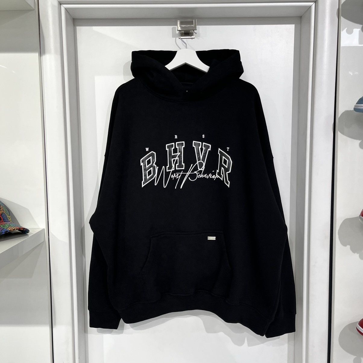 WRSTBHVR Hoodie Black