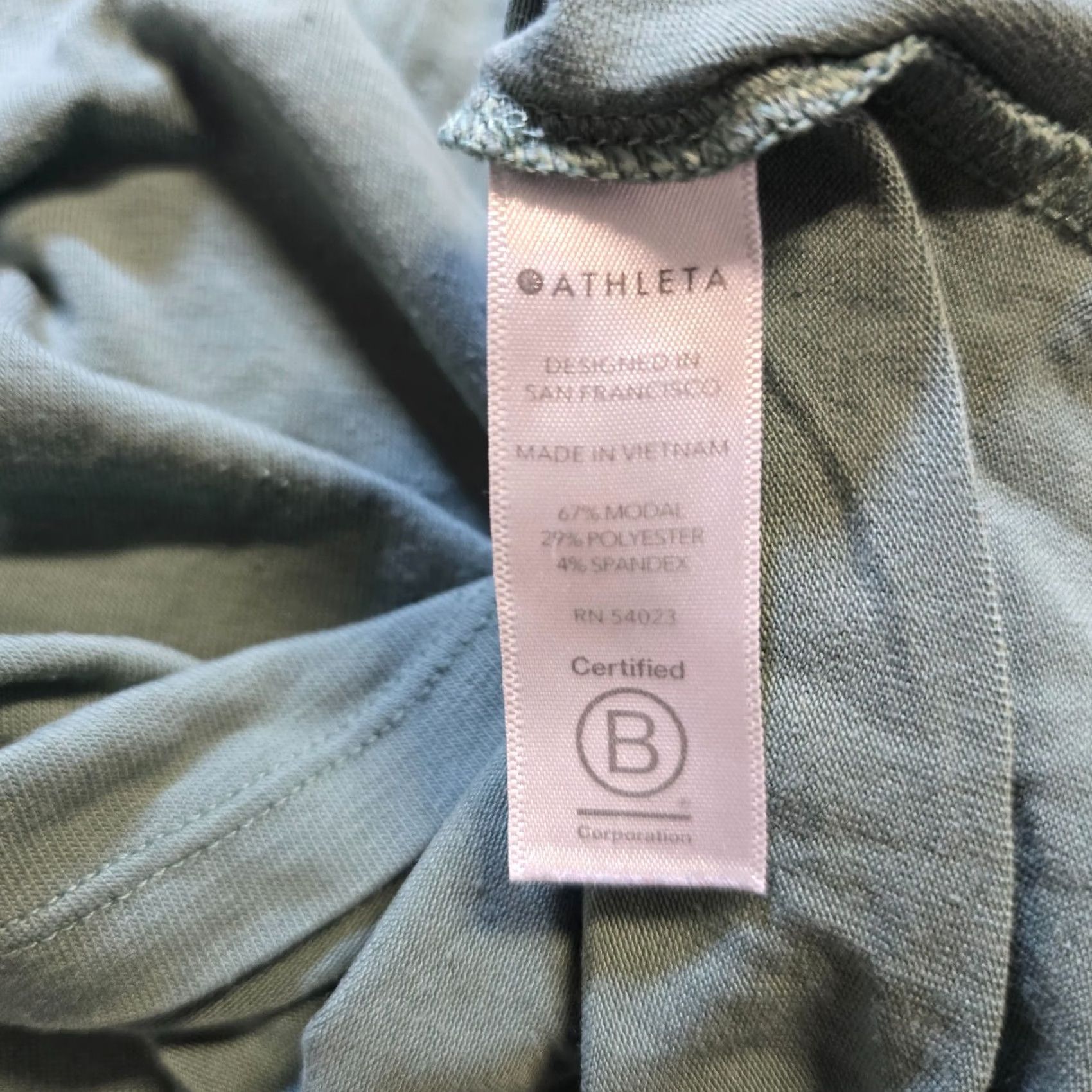 Athleta Athleta Top Womens Size Medium Green Boxy Short Sleeve Tee Modal Capsule Casual Shirt Size M / US 6-8 / IT 42-44 - 7 Thumbnail