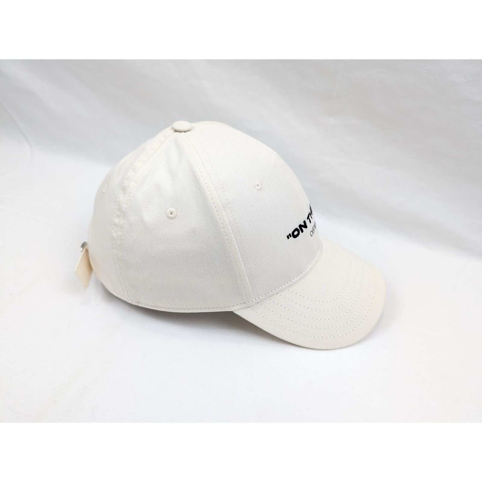 Off-White o1rshd1 Size : M / Garm Dyed Baseball in Ivory Black Size ONE SIZE - 15 Thumbnail