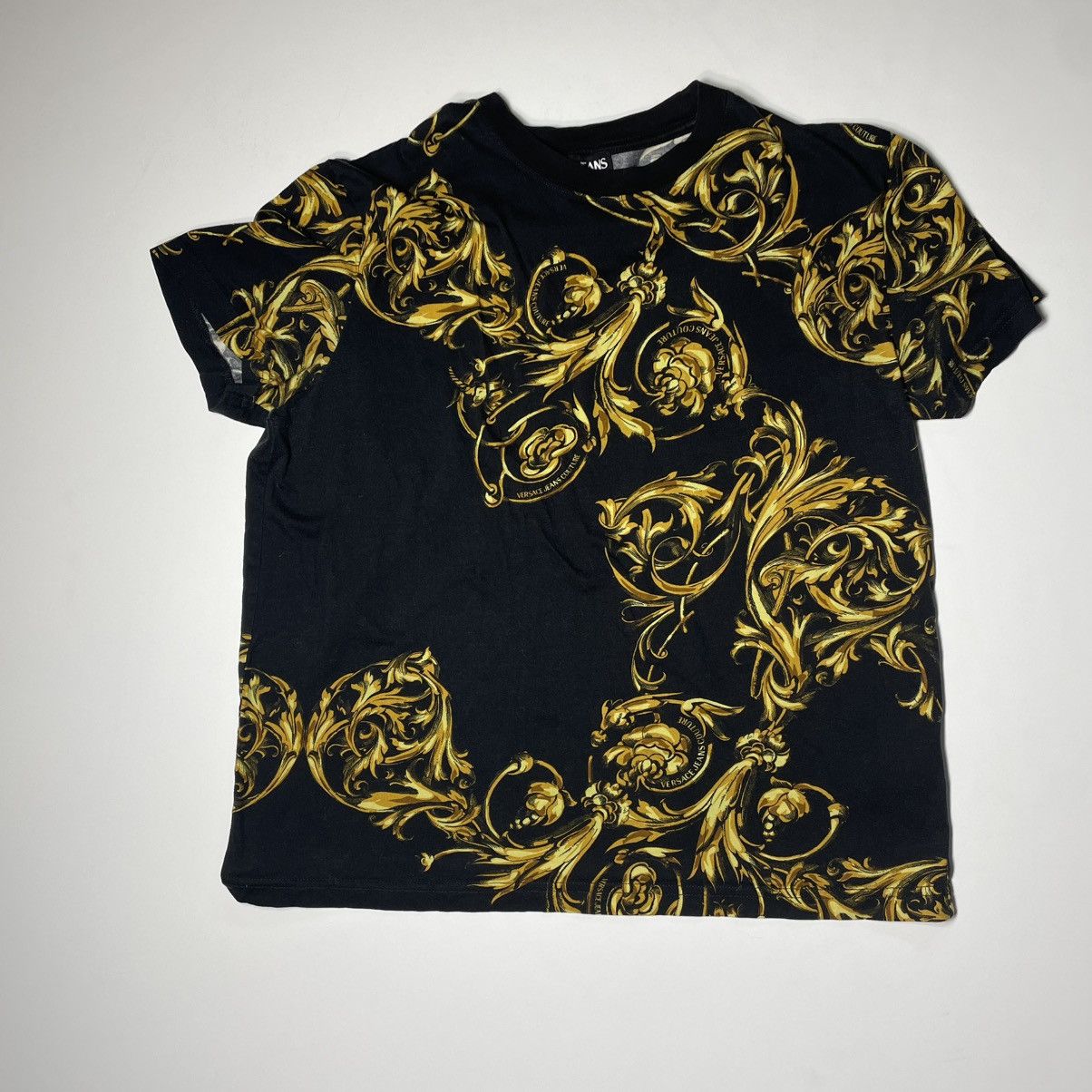Versace Versace Jeans Couture Gold tshirt Size US S / EU 44-46 / 1 - 1 Thumbnail
