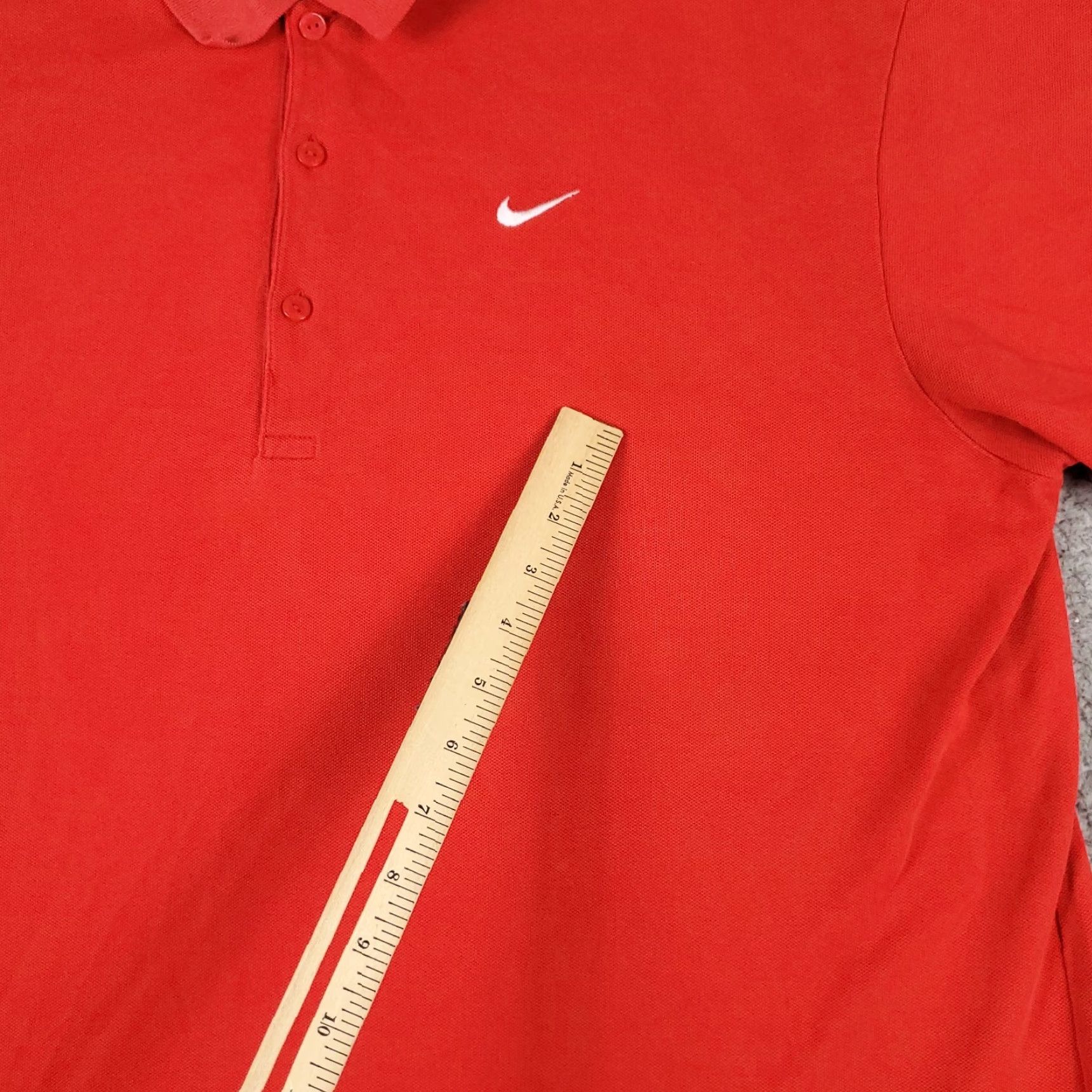 Nike Nike Polo Shirt Mens 2XL Red Nike Golf Polo Shirt Men's 2XL Red Short Sleeve Casual Polo Shirt Size US XXL / EU 58 / 5 - 3 Thumbnail