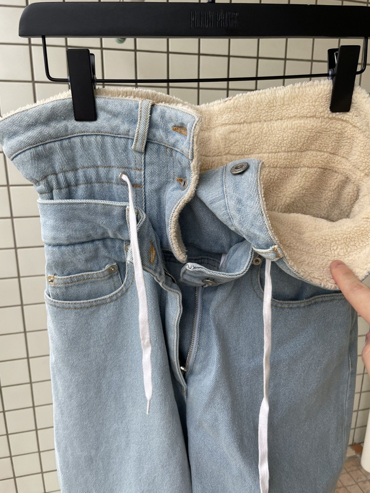 Y/Project Y/Project shearling double waist jeans Size US 28 / EU 44 - 3 Thumbnail