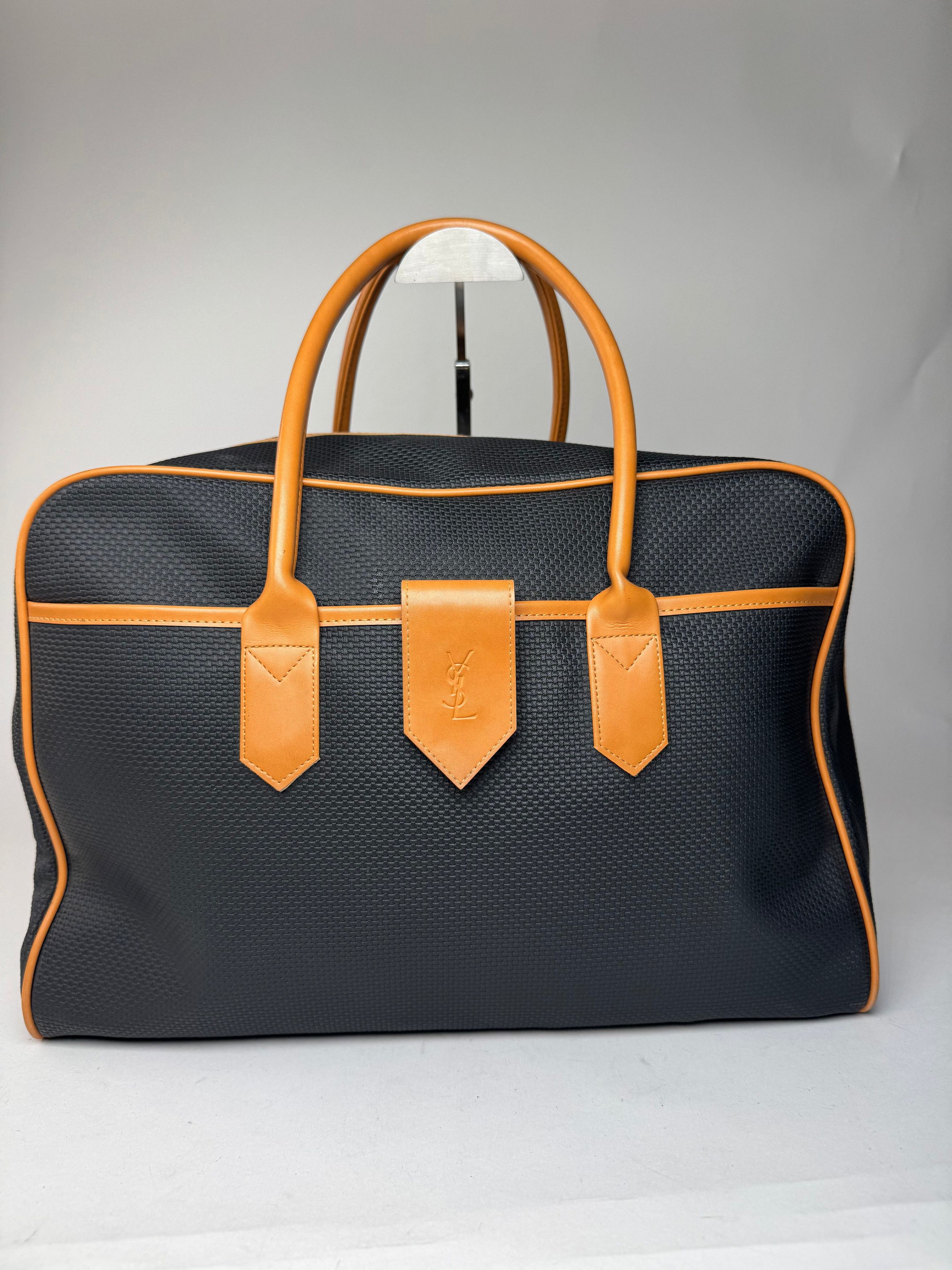 Other Vintage Yves Saint Laurent Travel Bag Black Brown Size ONE SIZE - 1 Thumbnail
