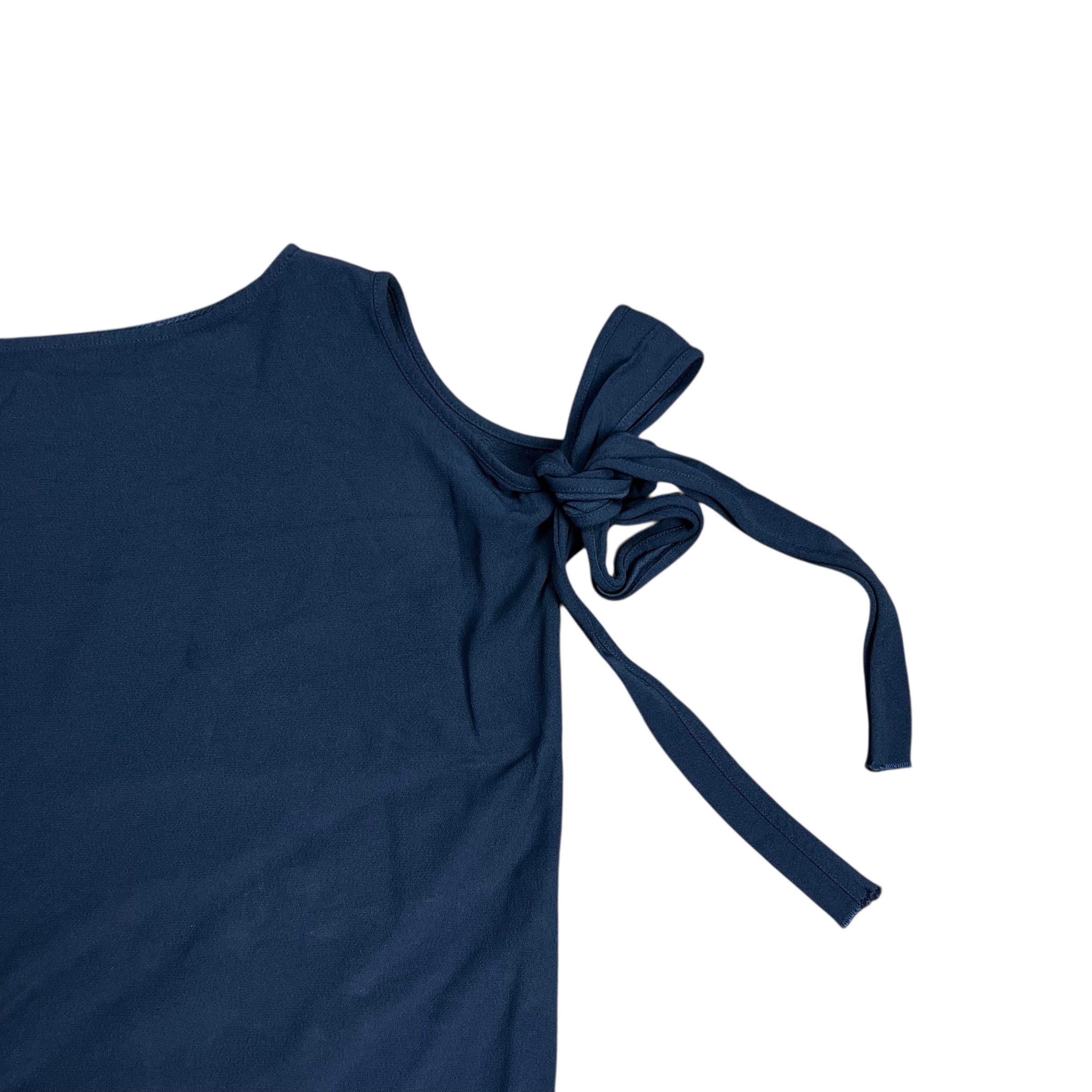 Helmut Lang Helmut Lang Navy Tie Top - M Size M / US 6-8 / IT 42-44 - 5 Thumbnail