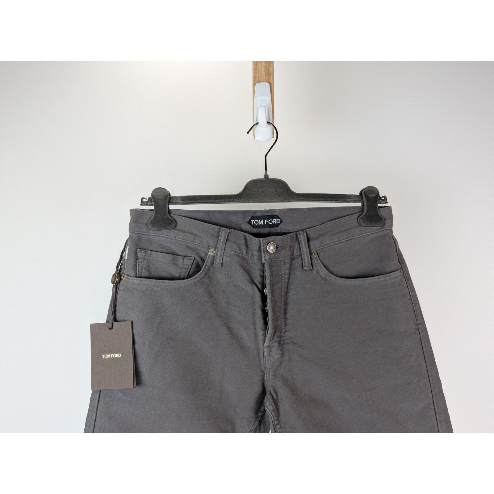 Tom Ford o1rshd1 Slim Fit Denim Jeans in Grey 31 Size US 31 - 3 Thumbnail